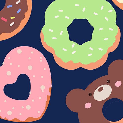 Blue Donut Fantasy Convertible Zippered Romper - StazzyBaby