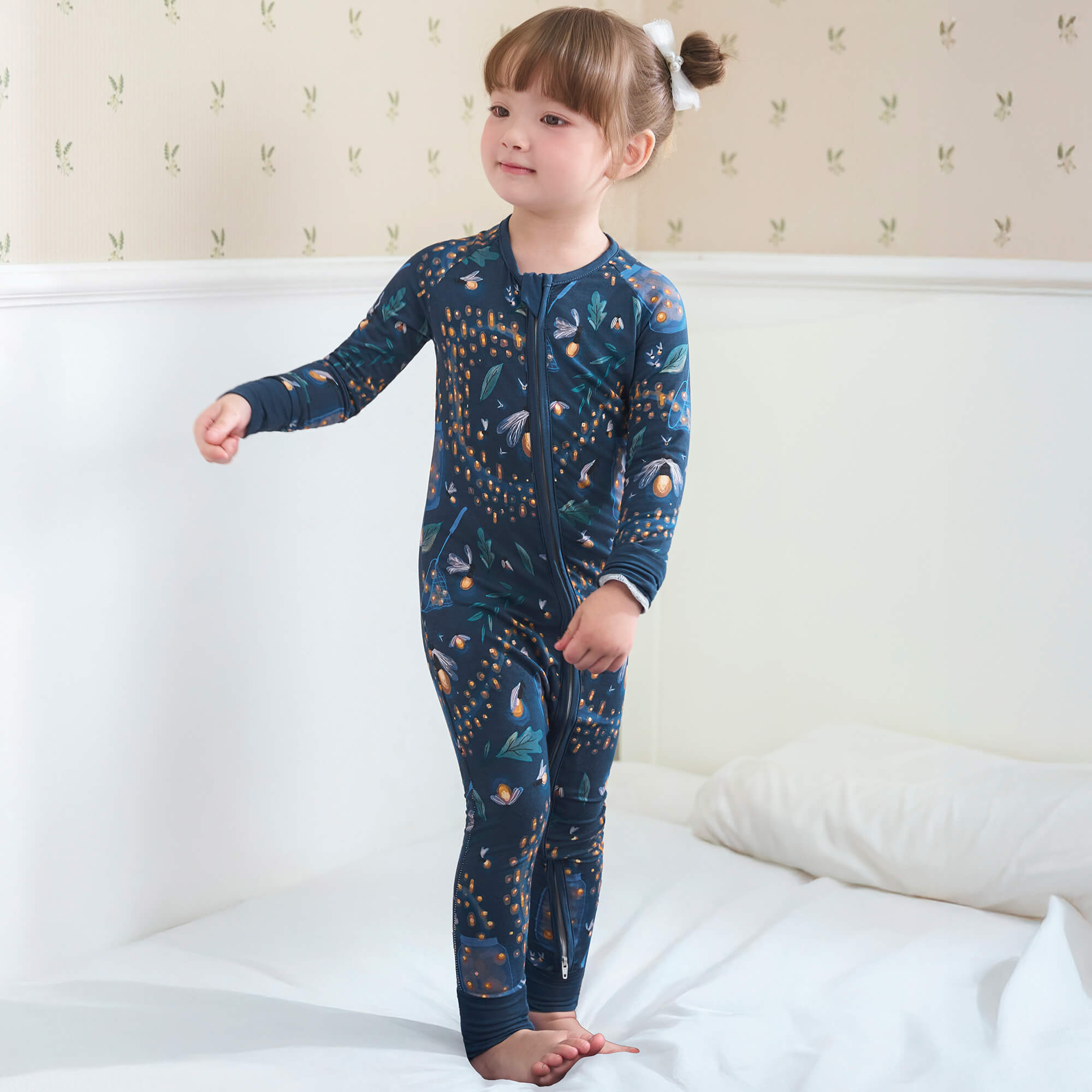 Catching Fireflies Convertible Zippered Romper - StazzyBaby