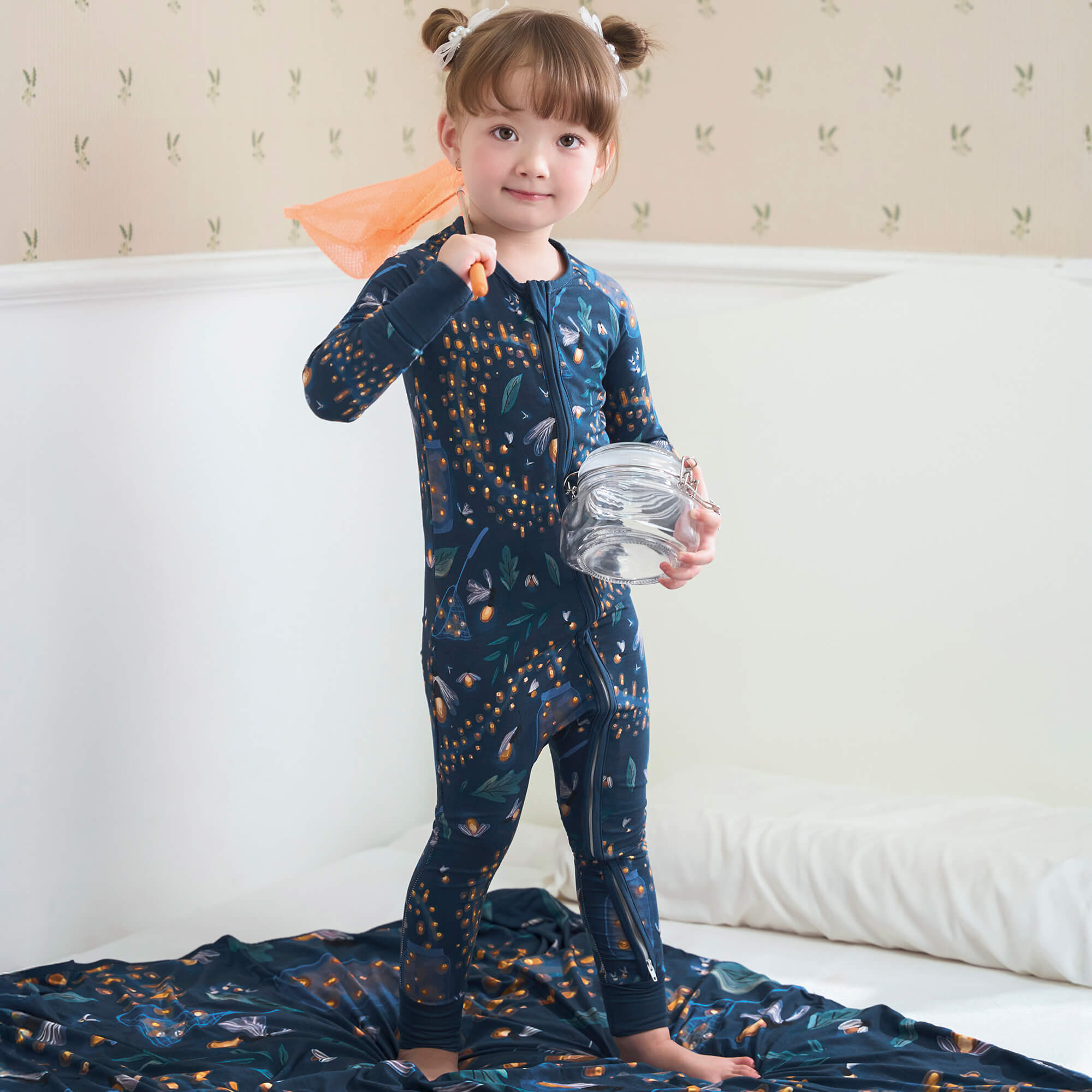 Catching Fireflies Convertible Zippered Romper - StazzyBaby