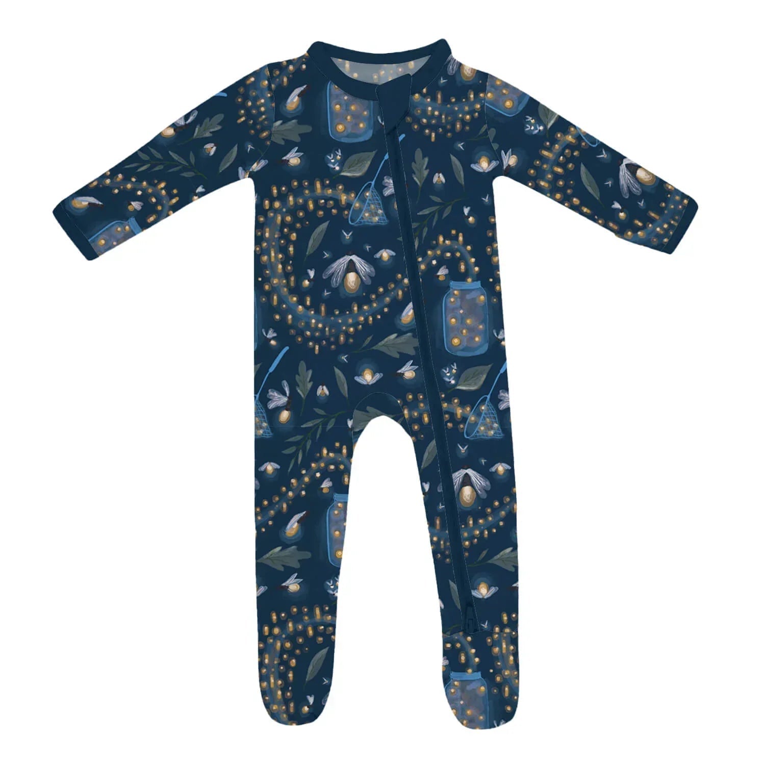 Catching Fireflies Zippered Footie Romper - StazzyBaby