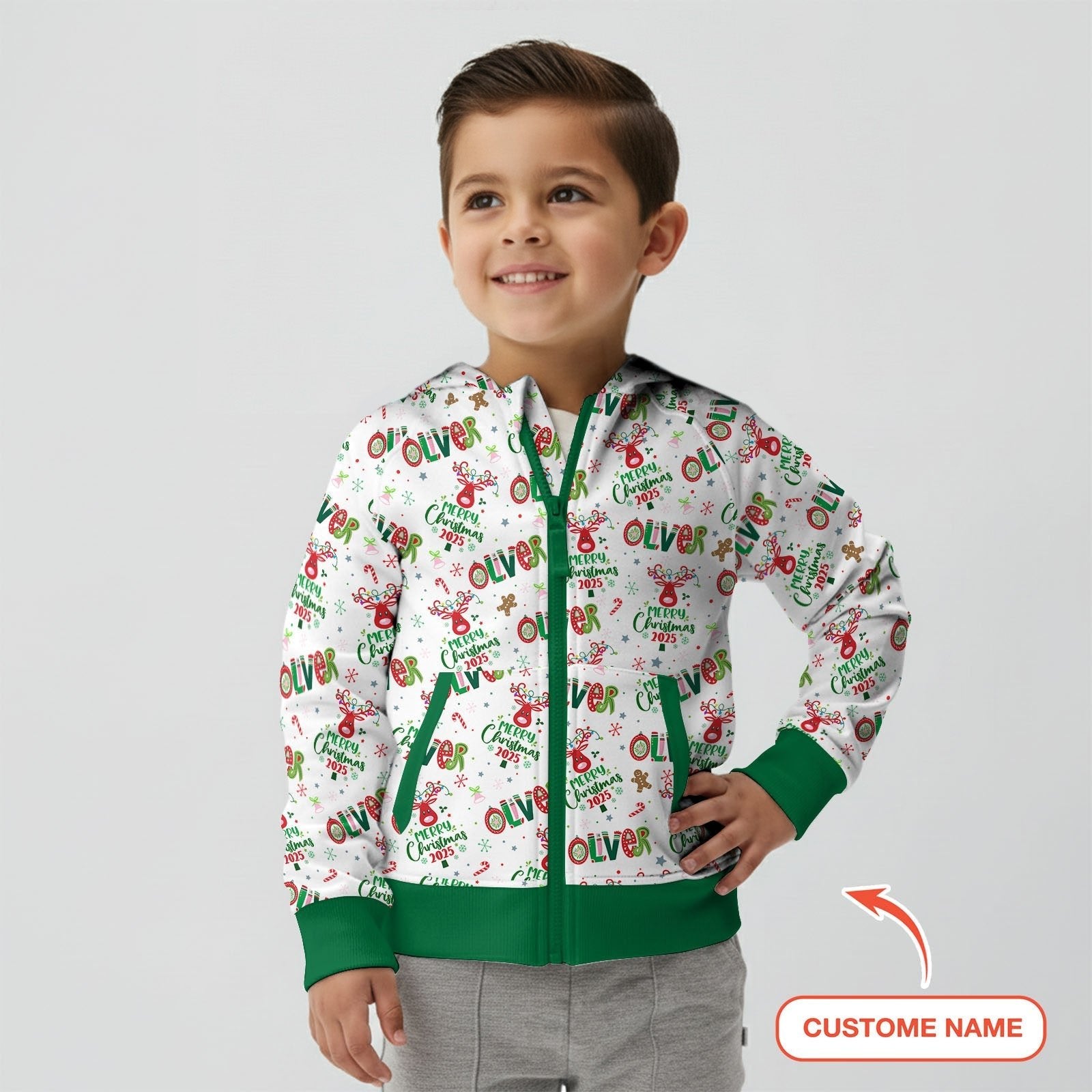 Custom Name "Whimsical Little Things" Zip Hoodie - StazzyBaby