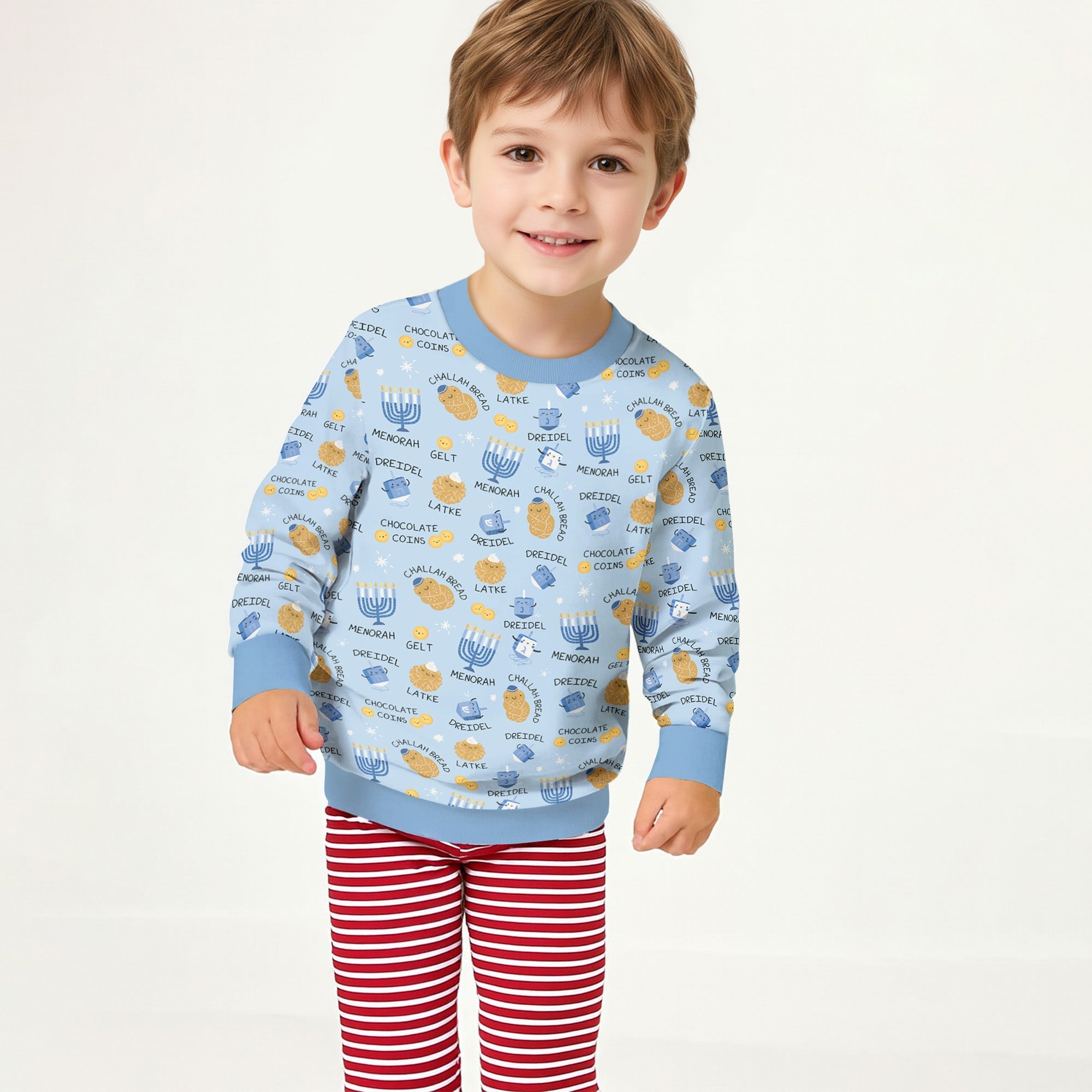 Family Hanukkah Matching Crewneck Sweatshirt - StazzyBaby