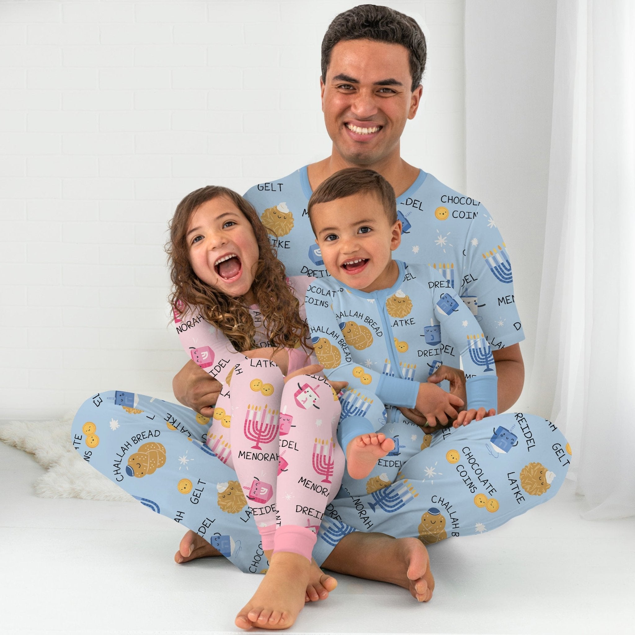 Family Hanukkah Matching Men's Pajama Set - StazzyBaby