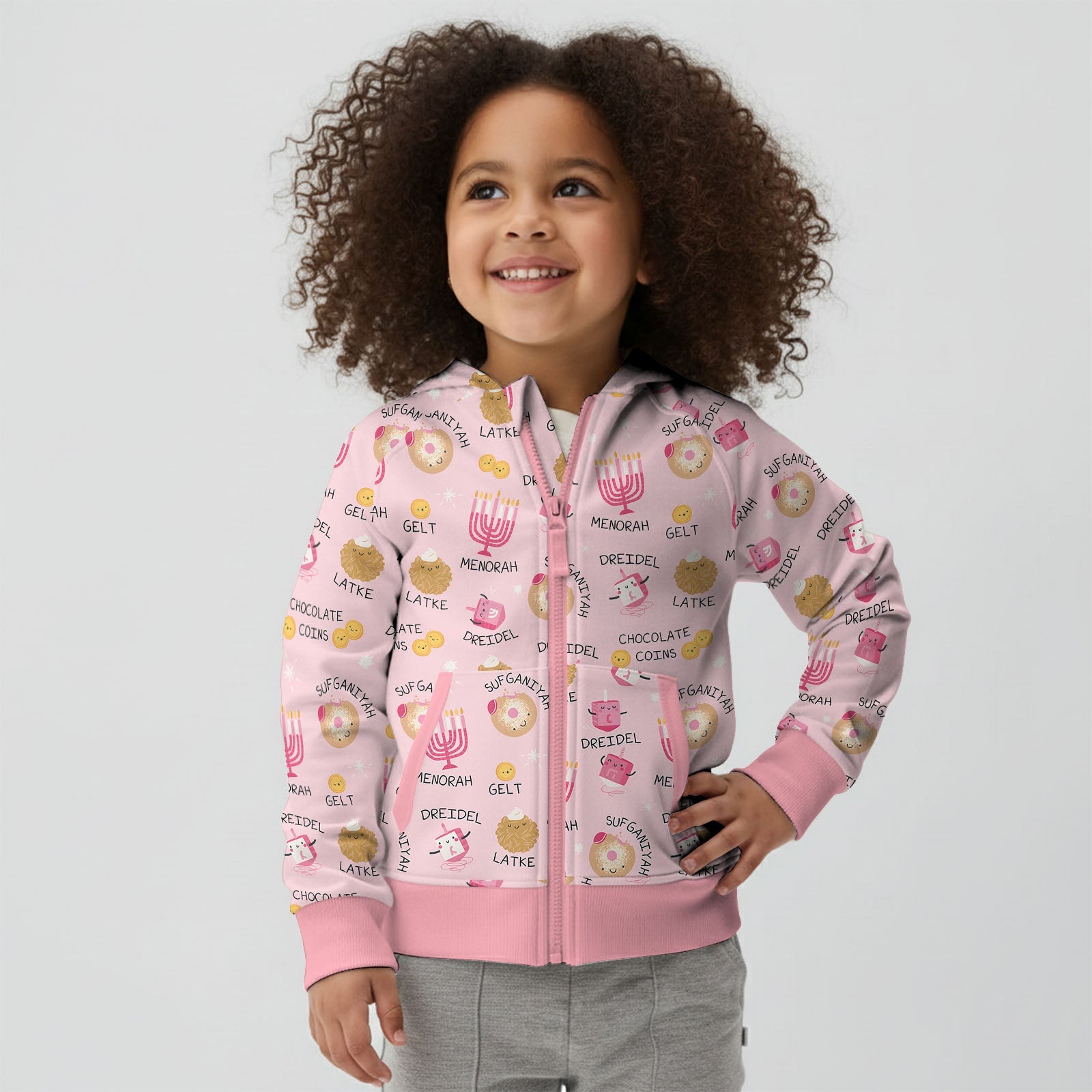 Family Hanukkah Matching Zip Hoodie - StazzyBaby