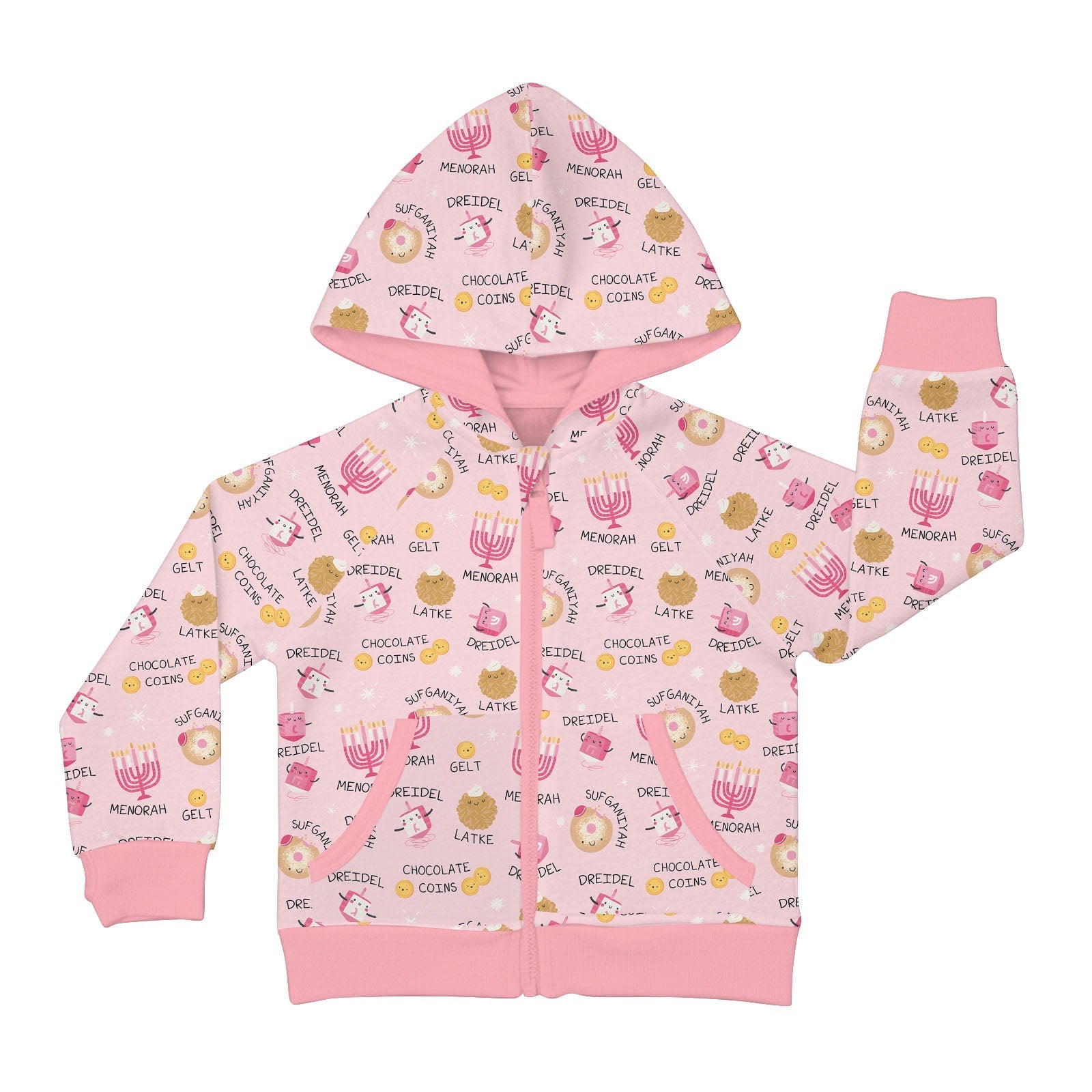 Family Hanukkah Matching Zip Hoodie - StazzyBaby