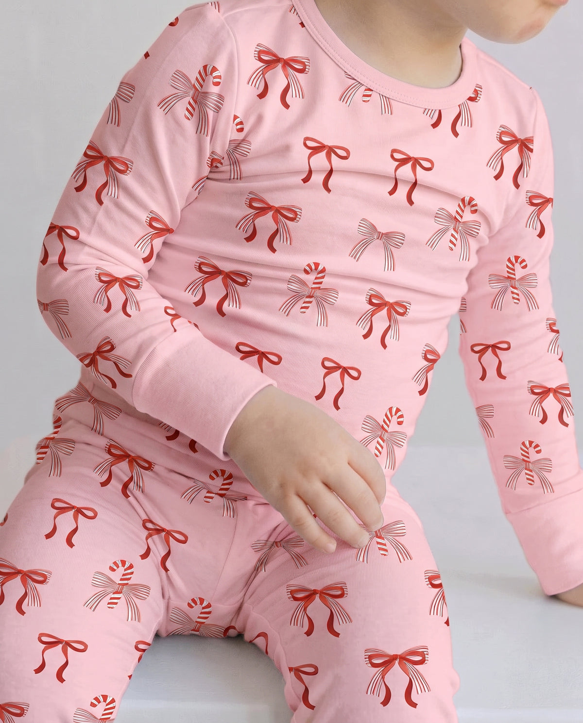 Chrismas Waffle ver.2 Bamboo Two Piece Long Sleeve Pajama Set