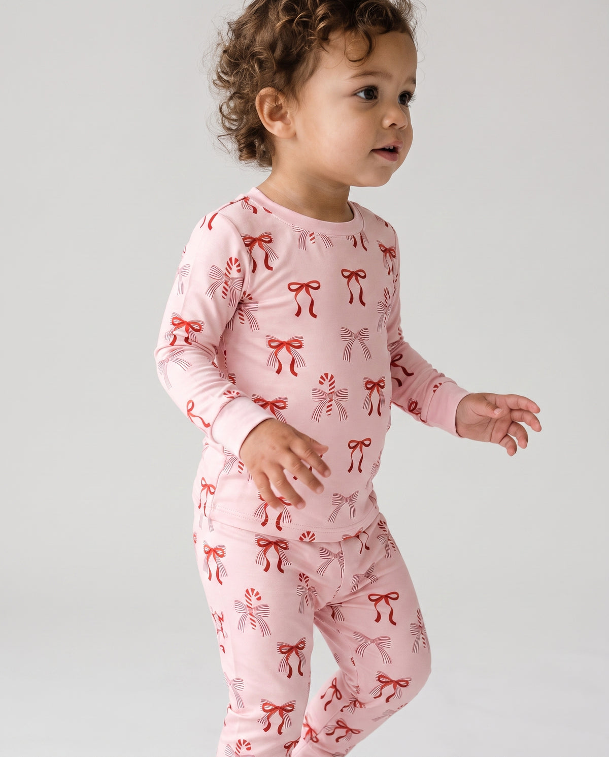 Chrismas Waffle ver.2 Bamboo Two Piece Long Sleeve Pajama Set