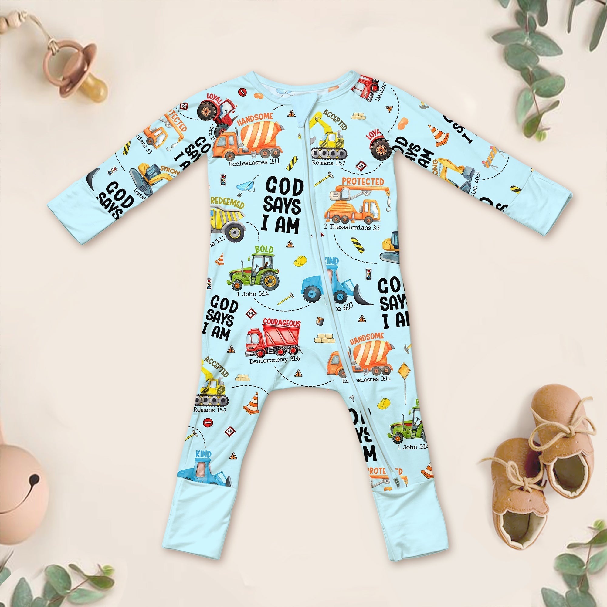 God Says I Am Boy Convertible Zippy - StazzyBaby