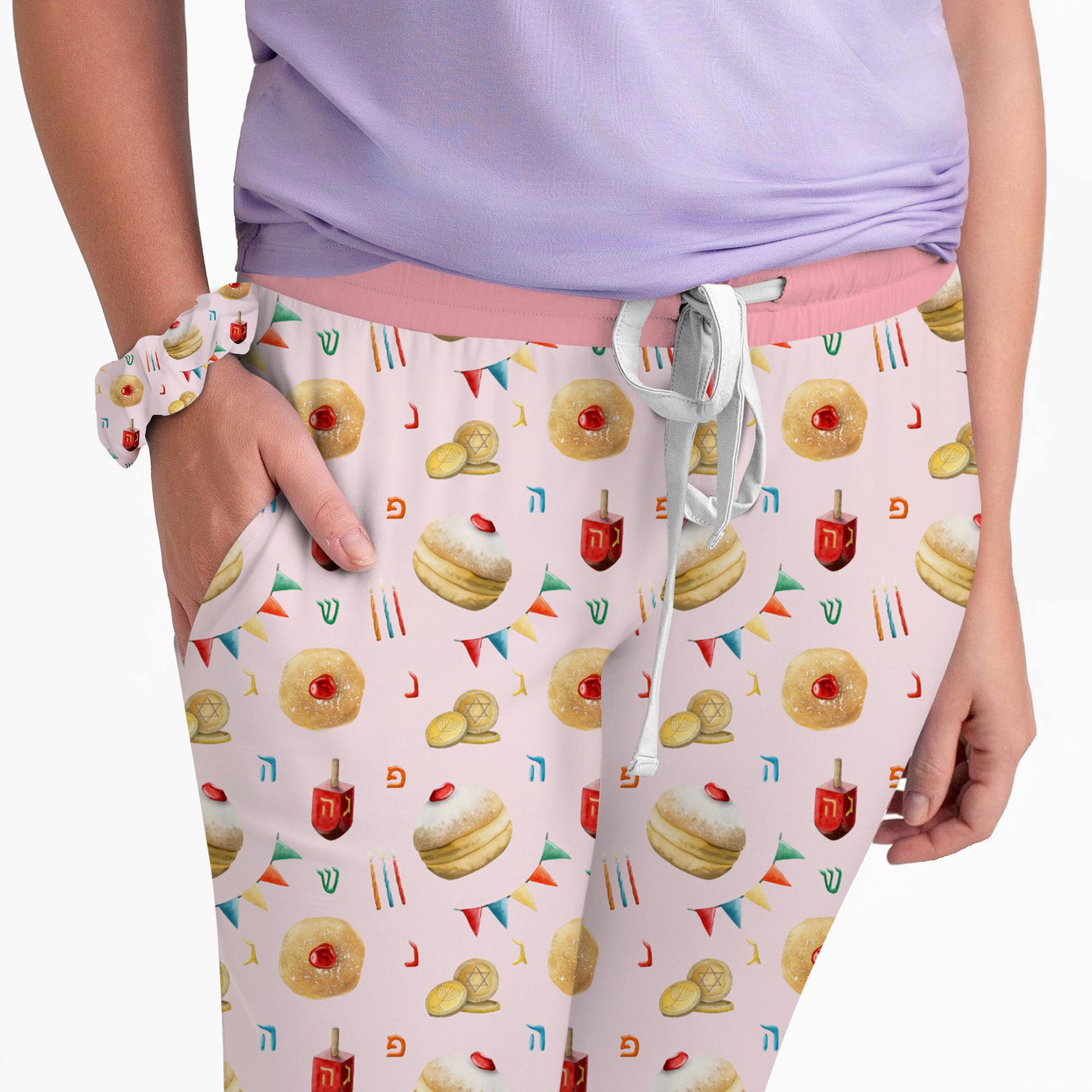 Hanukkah Donuts Women Pajama Set - StazzyBaby