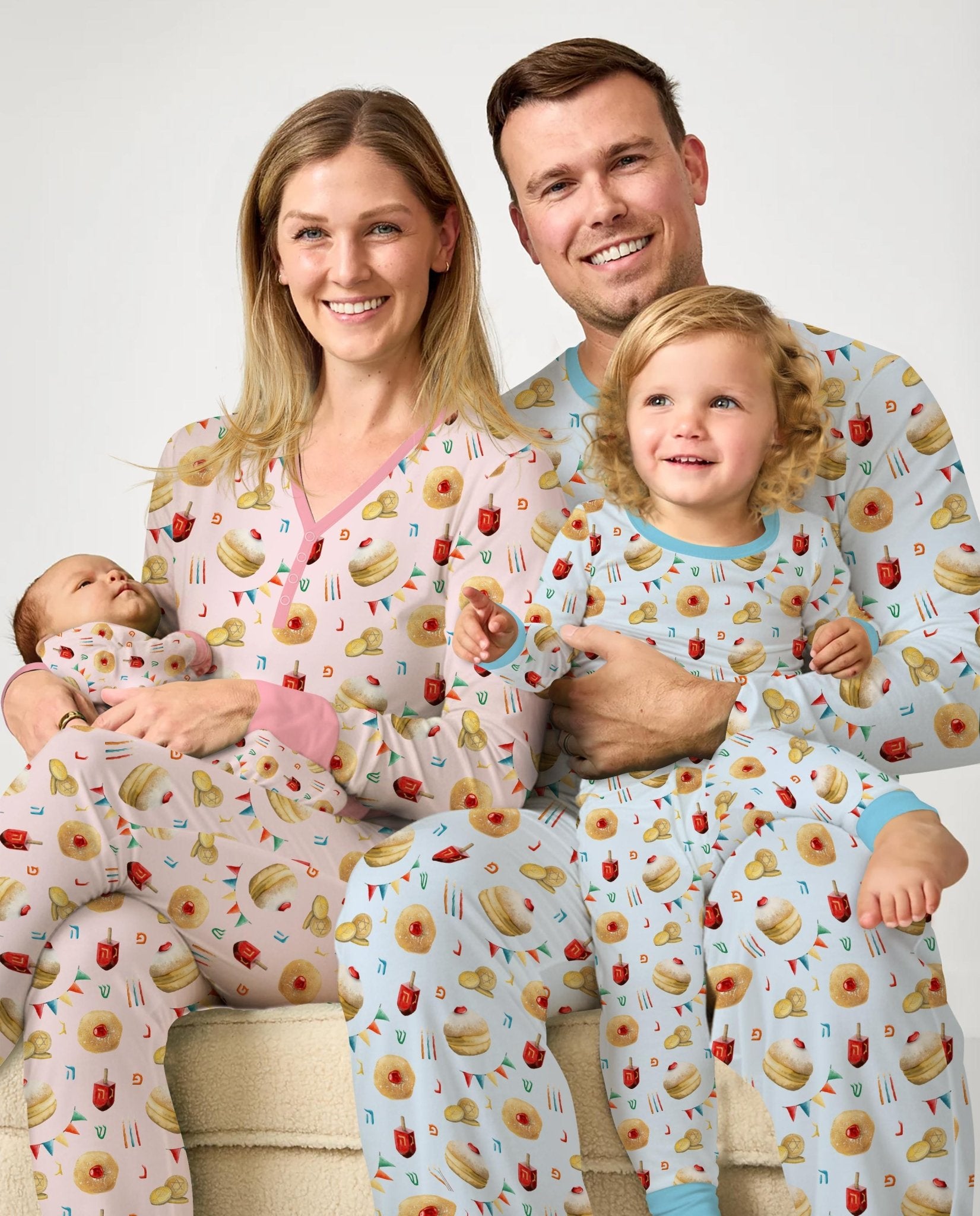 Hanukkah Donuts Women Pajama Set - StazzyBaby