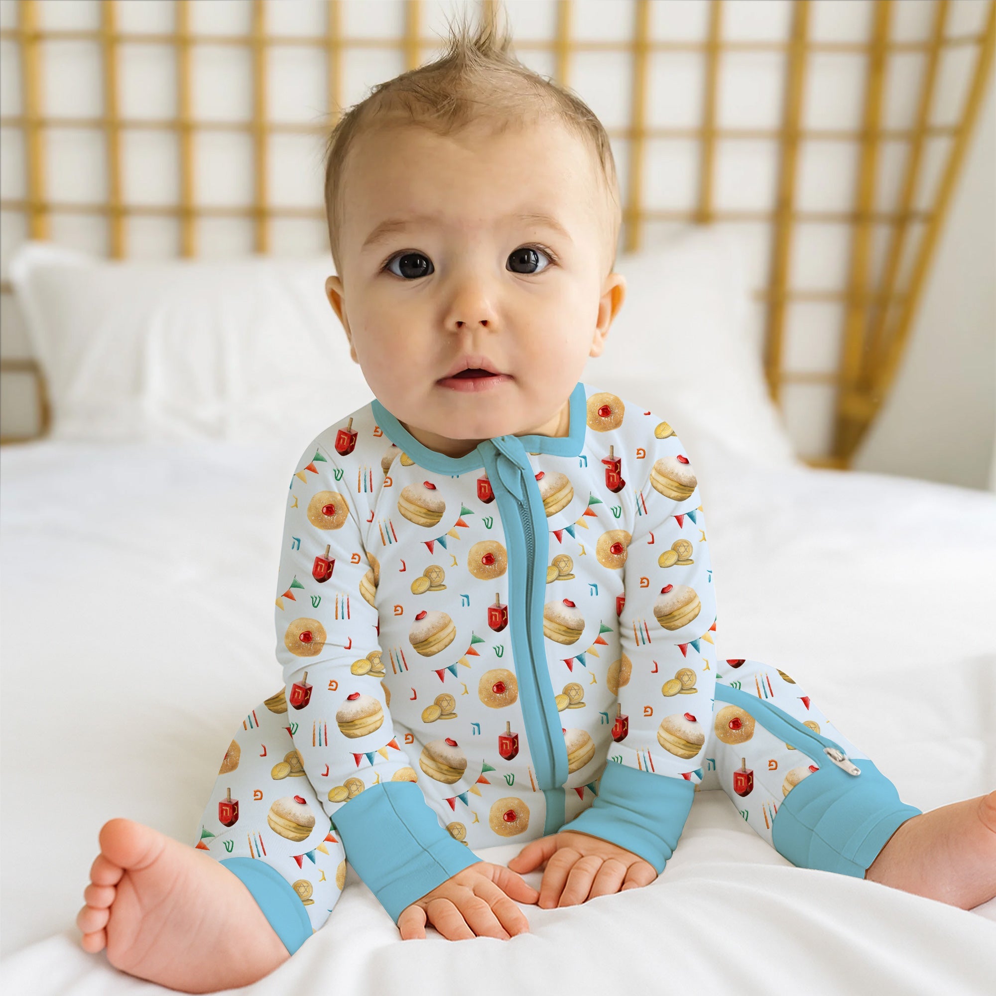 Hanukkah Donuts Zippy - StazzyBaby