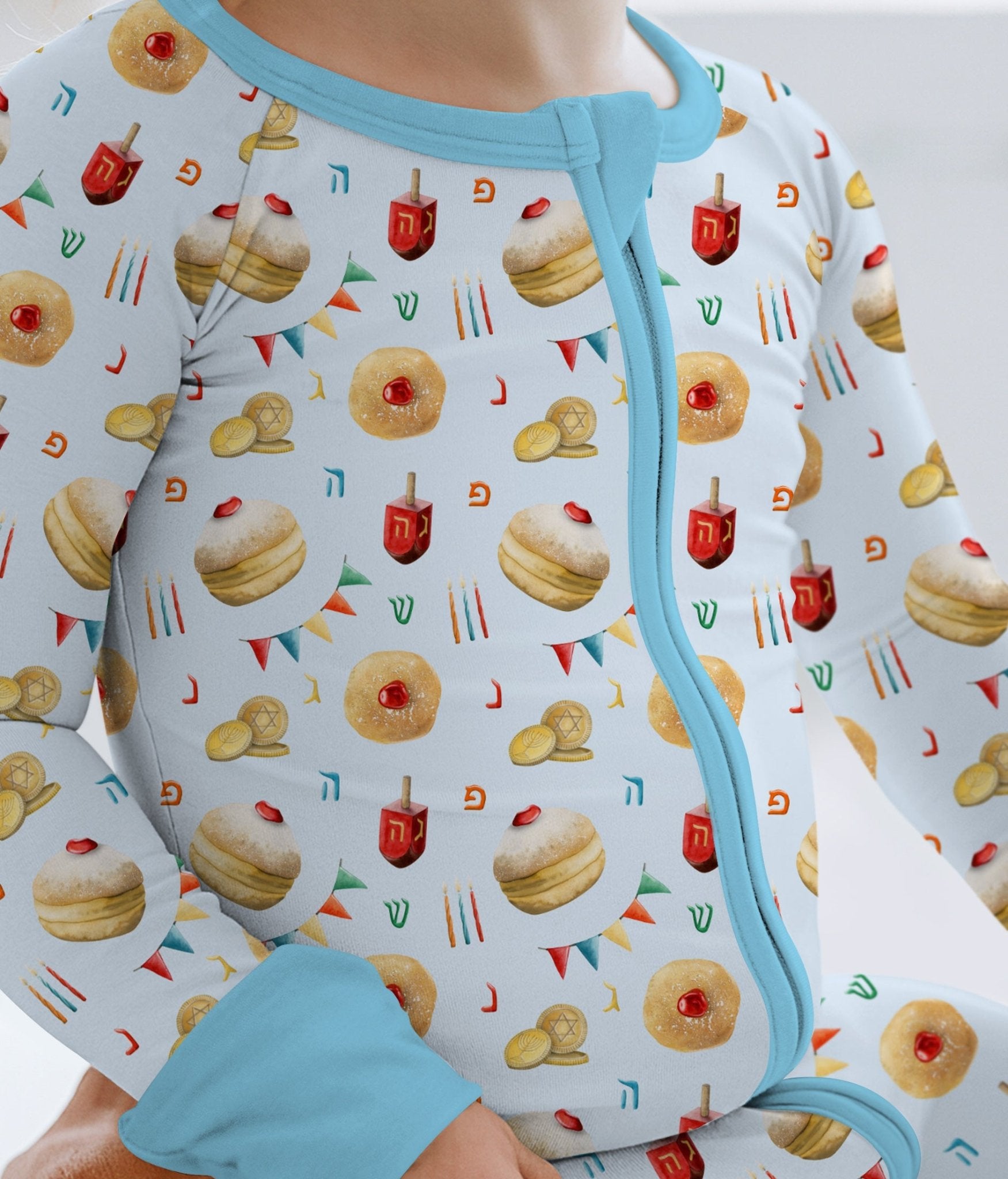 Hanukkah Donuts Zippy - StazzyBaby