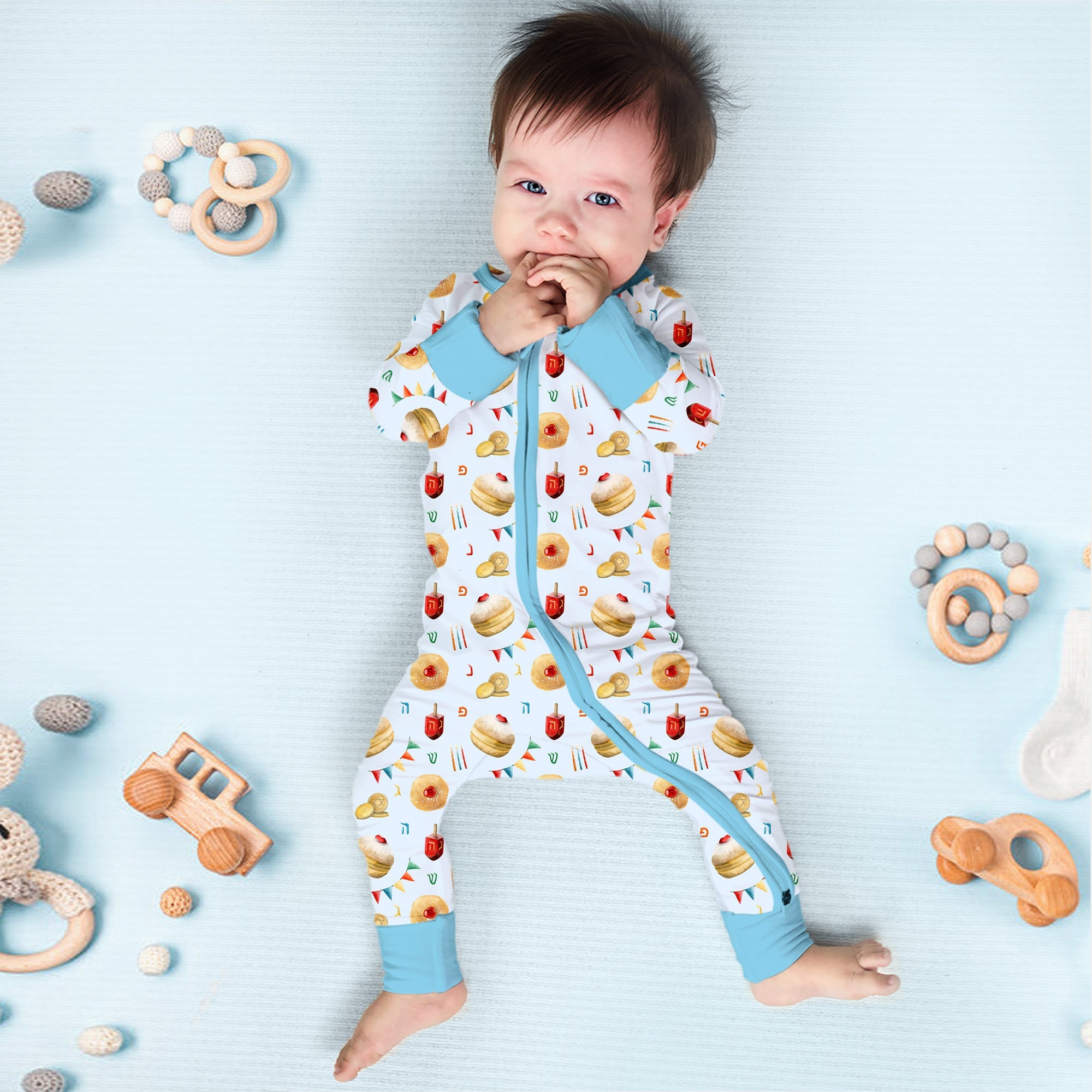 Hanukkah Donuts Zippy - StazzyBaby