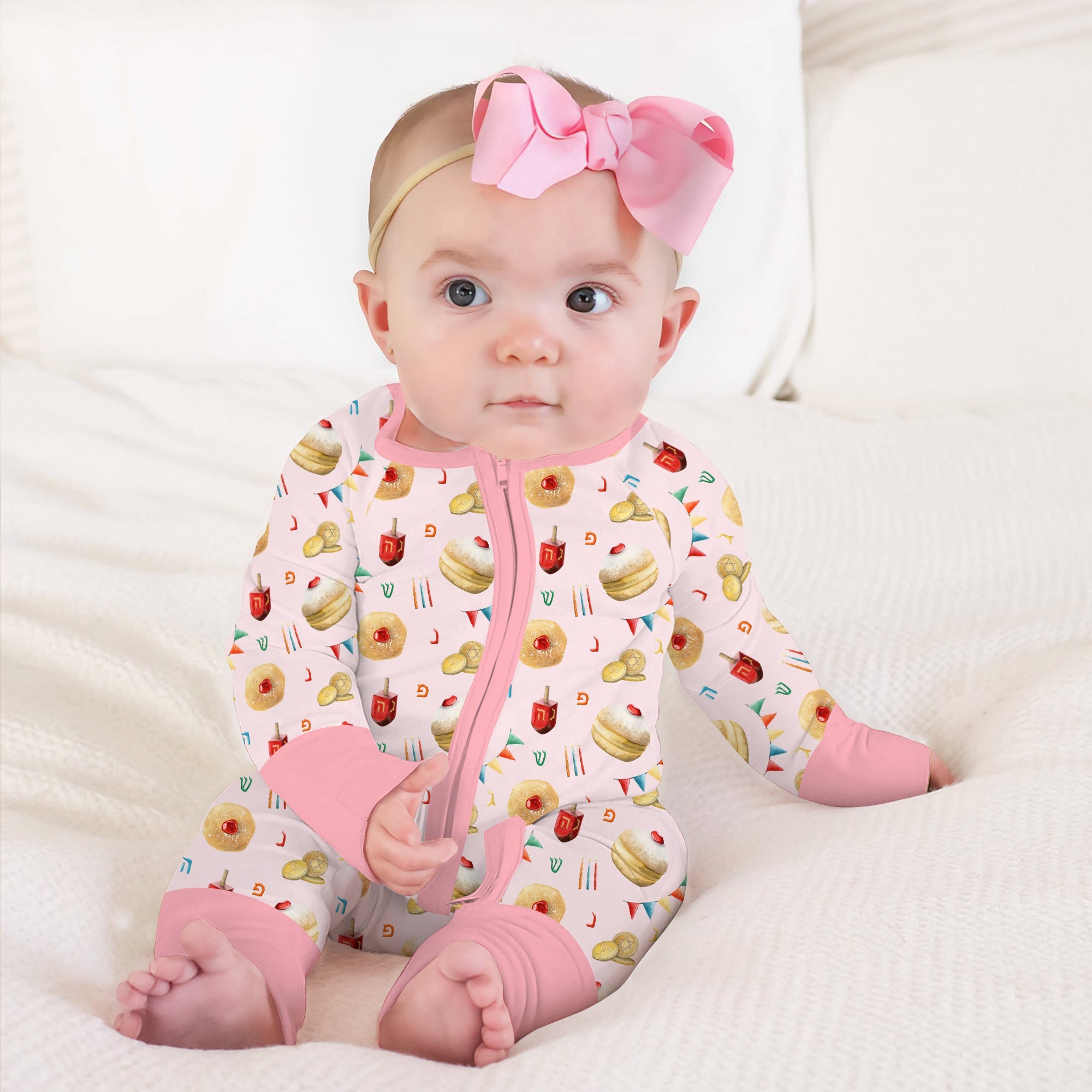 Hanukkah Donuts Zippy - StazzyBaby