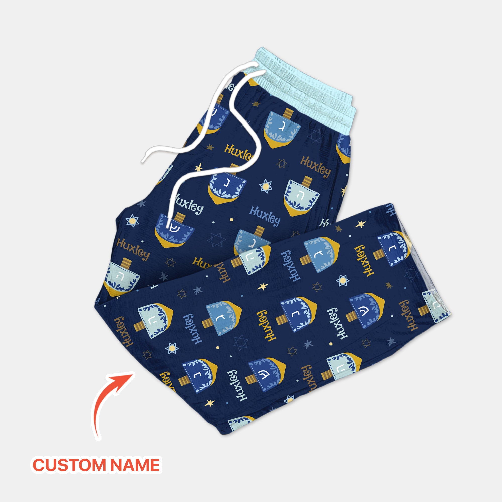 Hanukkah Dreidels Men's Pajama Set - StazzyBaby