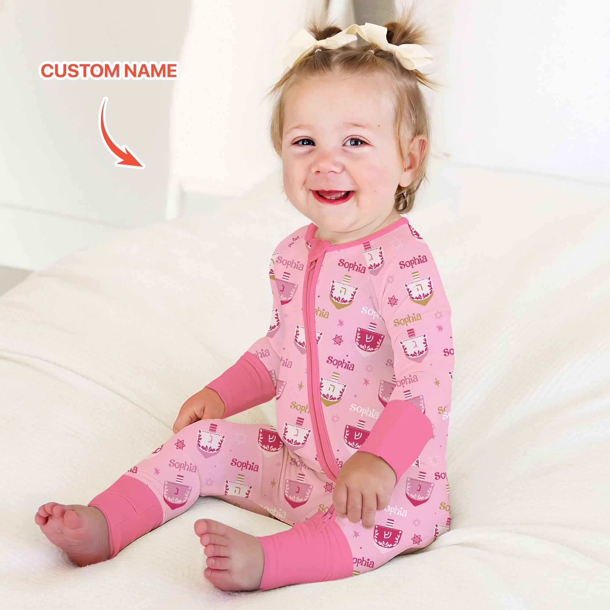 Hanukkah Dreidels Zippy - StazzyBaby