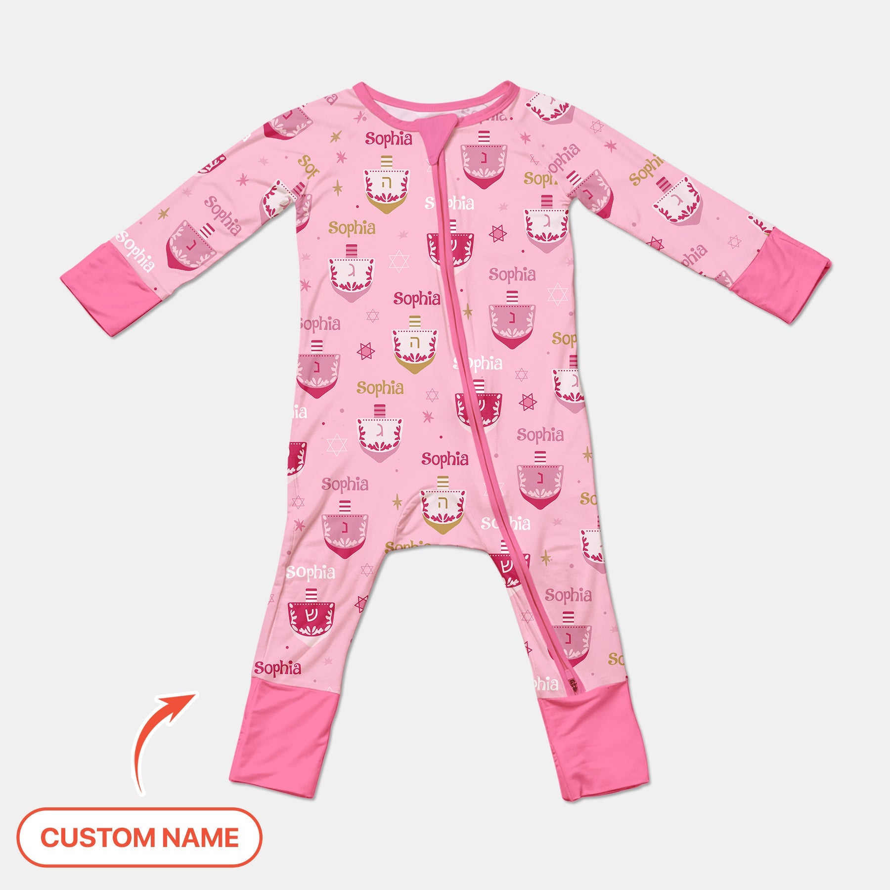 Hanukkah Dreidels Zippy - StazzyBaby