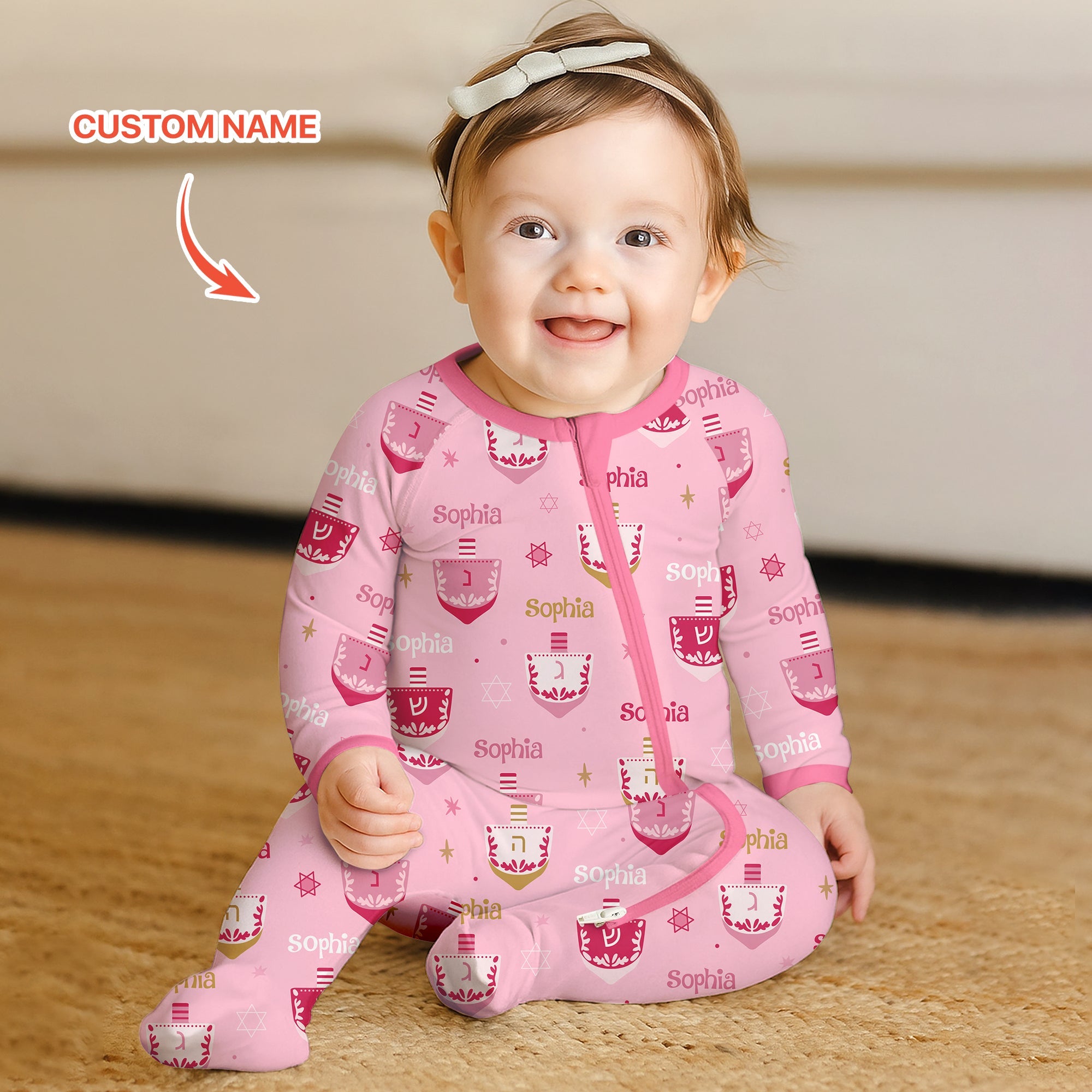 Hanukkah Dreidels Zippy - StazzyBaby