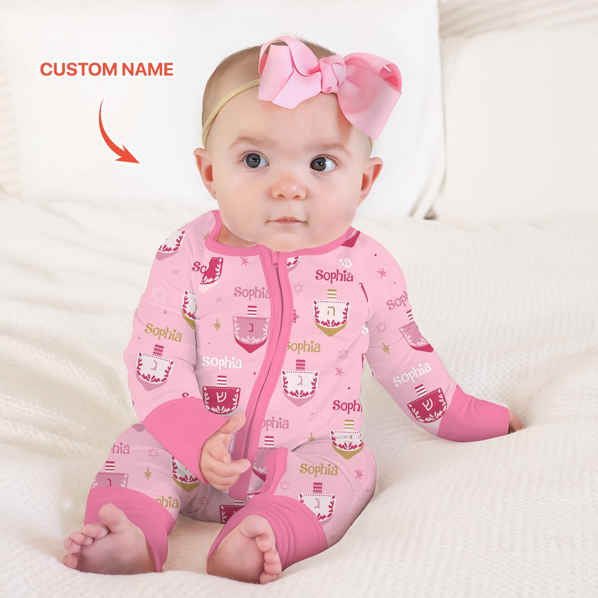 Hanukkah Dreidels Zippy - StazzyBaby