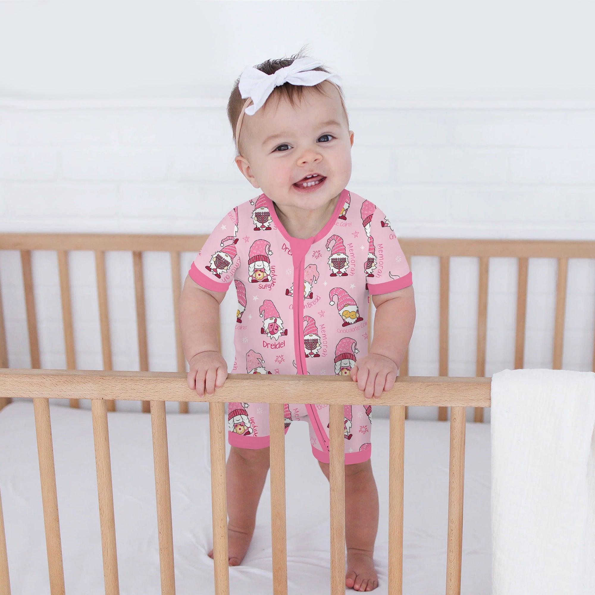 Happy Hanukkah Matching Family Shorty Zippy - StazzyBaby