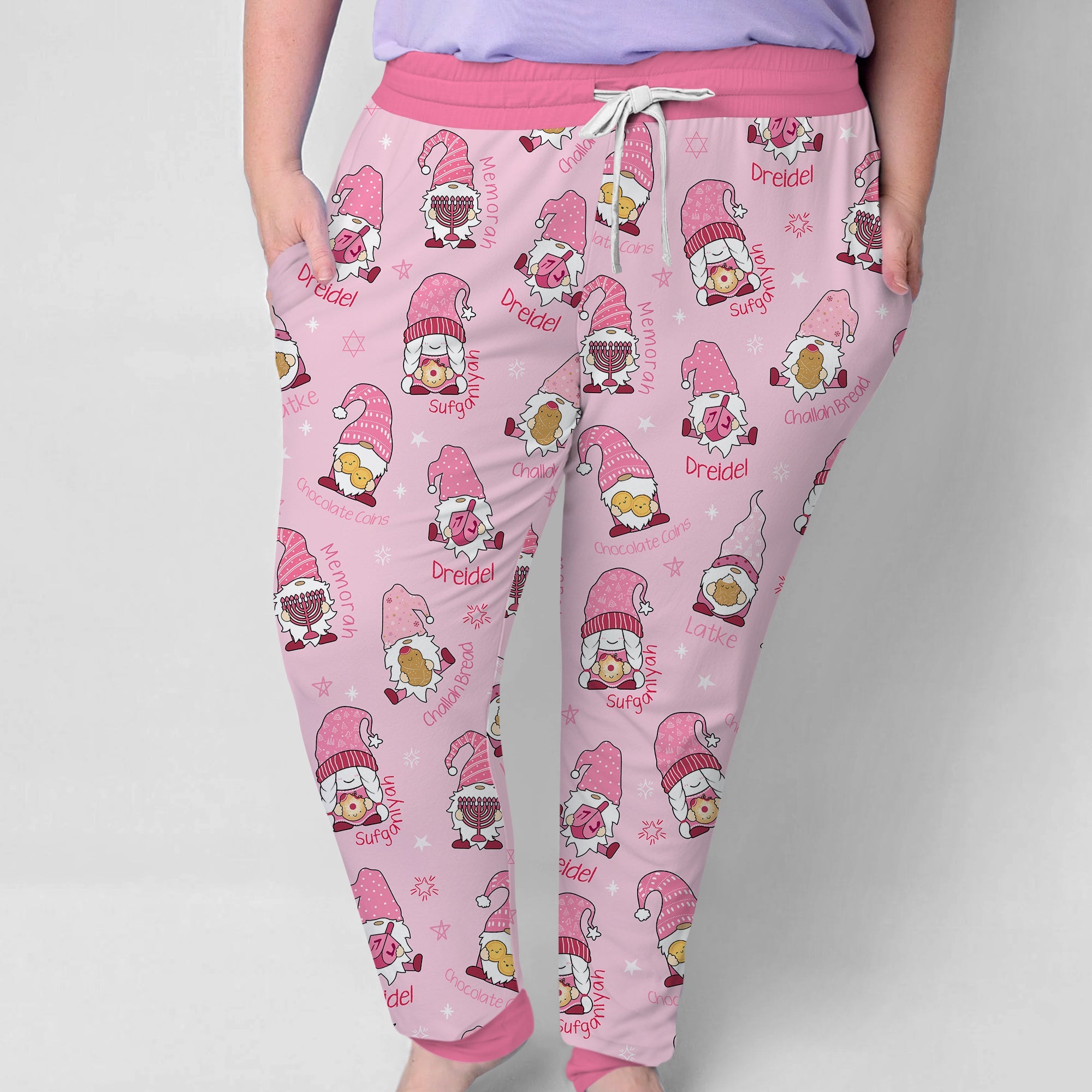 Happy Hanukkah Matching Family Women Pajama Set - StazzyBaby