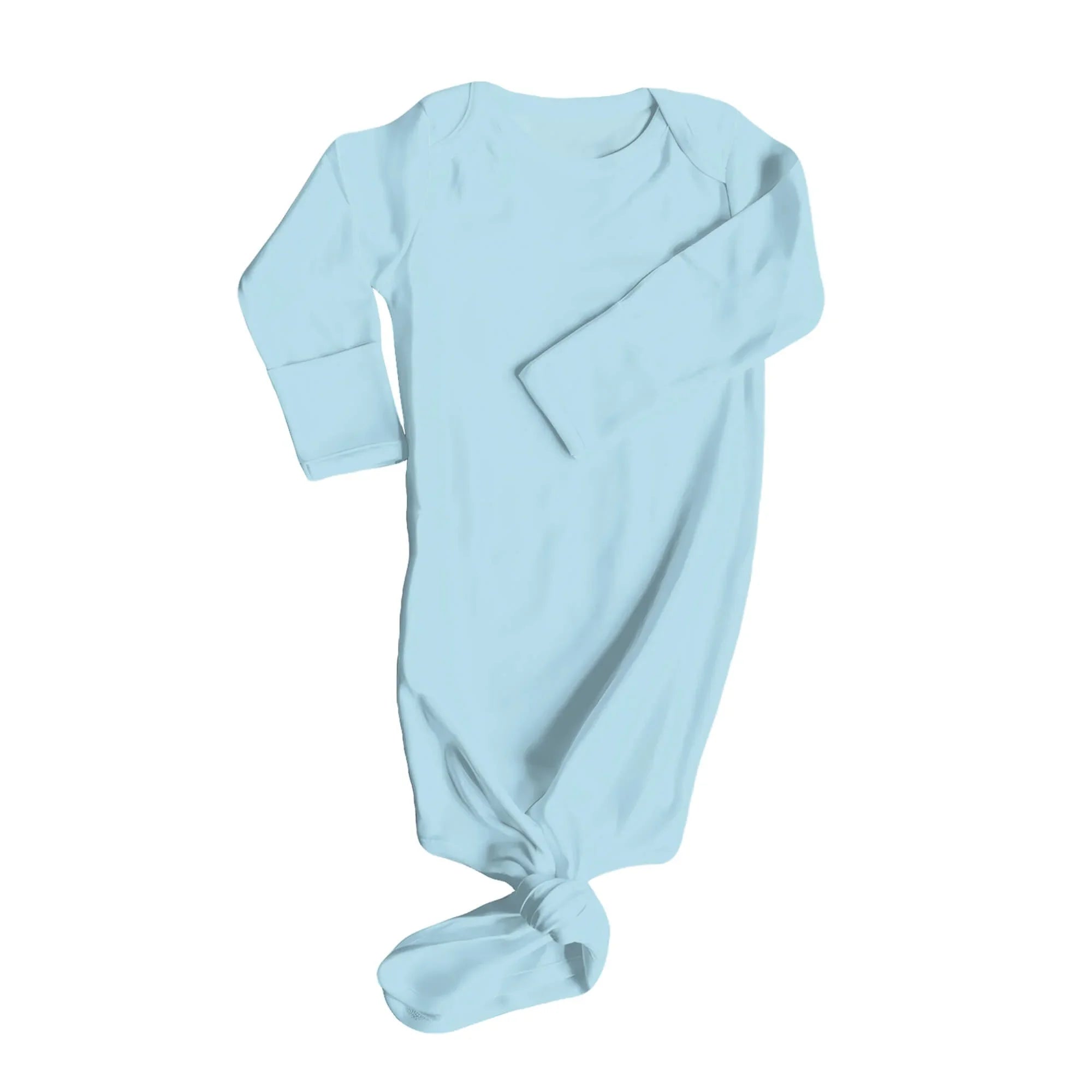 Knot Gown In Light Blue - StazzyBaby