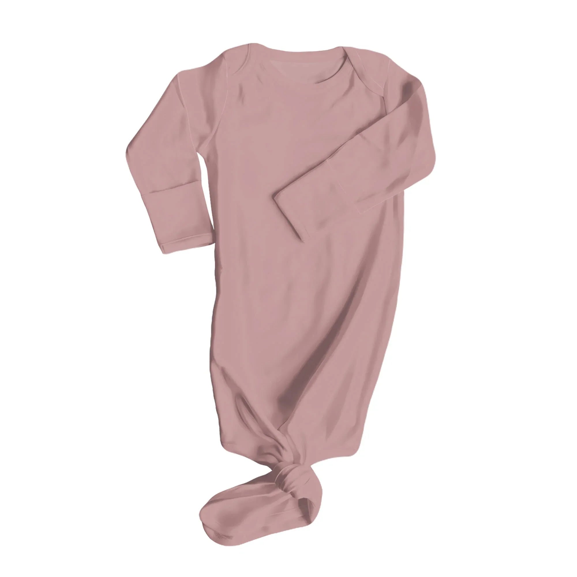 Knot Gown In Rosy Brown - StazzyBaby