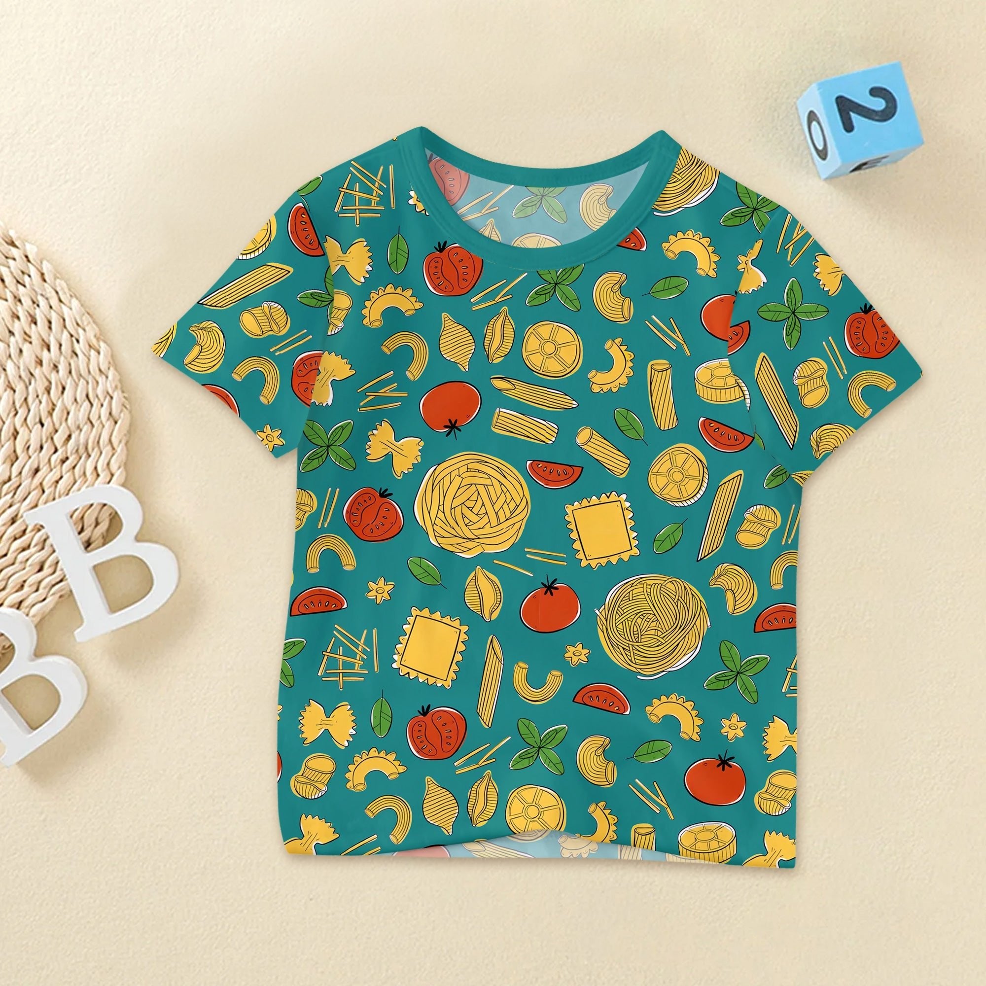 Pasta Party Two Piece Long Sleeve Pajama Set - StazzyBaby