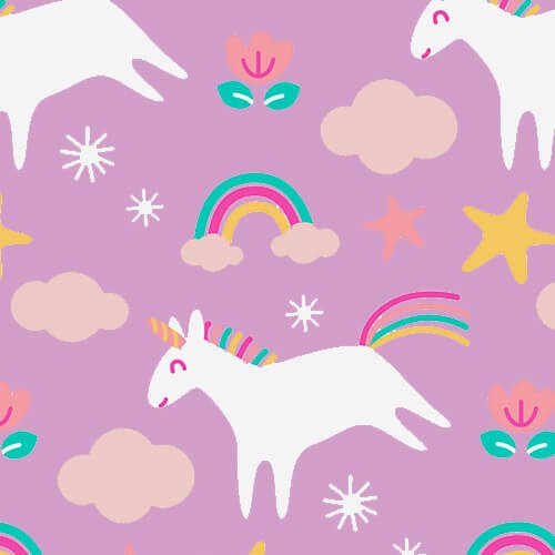 Purple Unicorns Convertible Zippered Romper - StazzyBaby