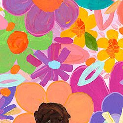 Rainbow Blooms Two Piece Pajama Set - StazzyBaby