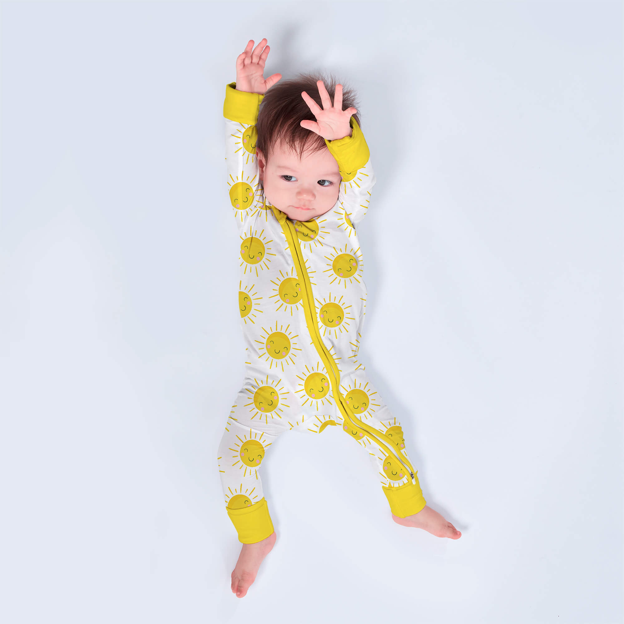 Sunshine Convertible Zippered Romper - StazzyBaby