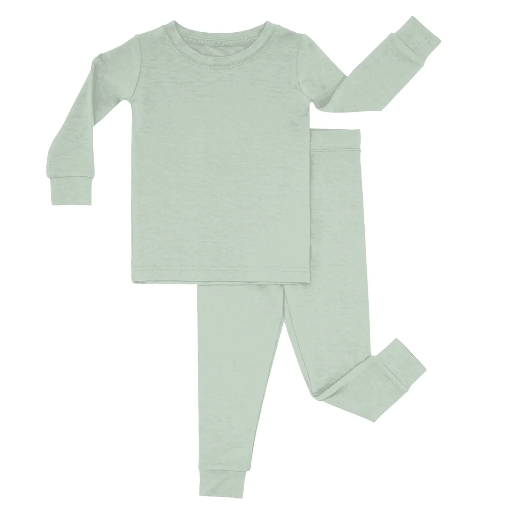 Two Piece Pajama Set In Jet Stream - StazzyBaby