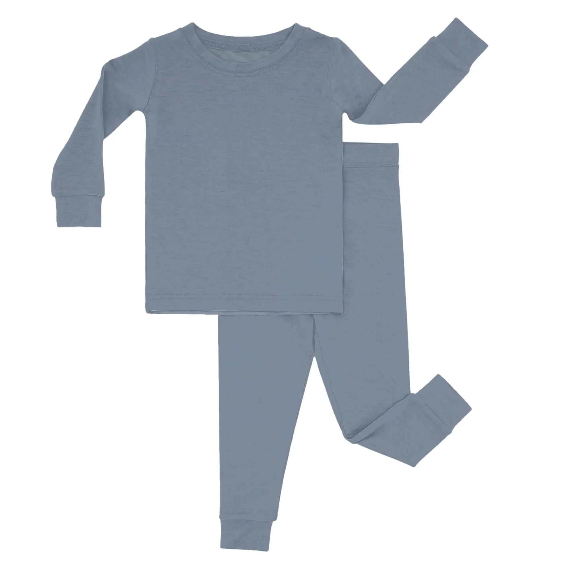Two Piece Pajama Set In Slate Gray - StazzyBaby