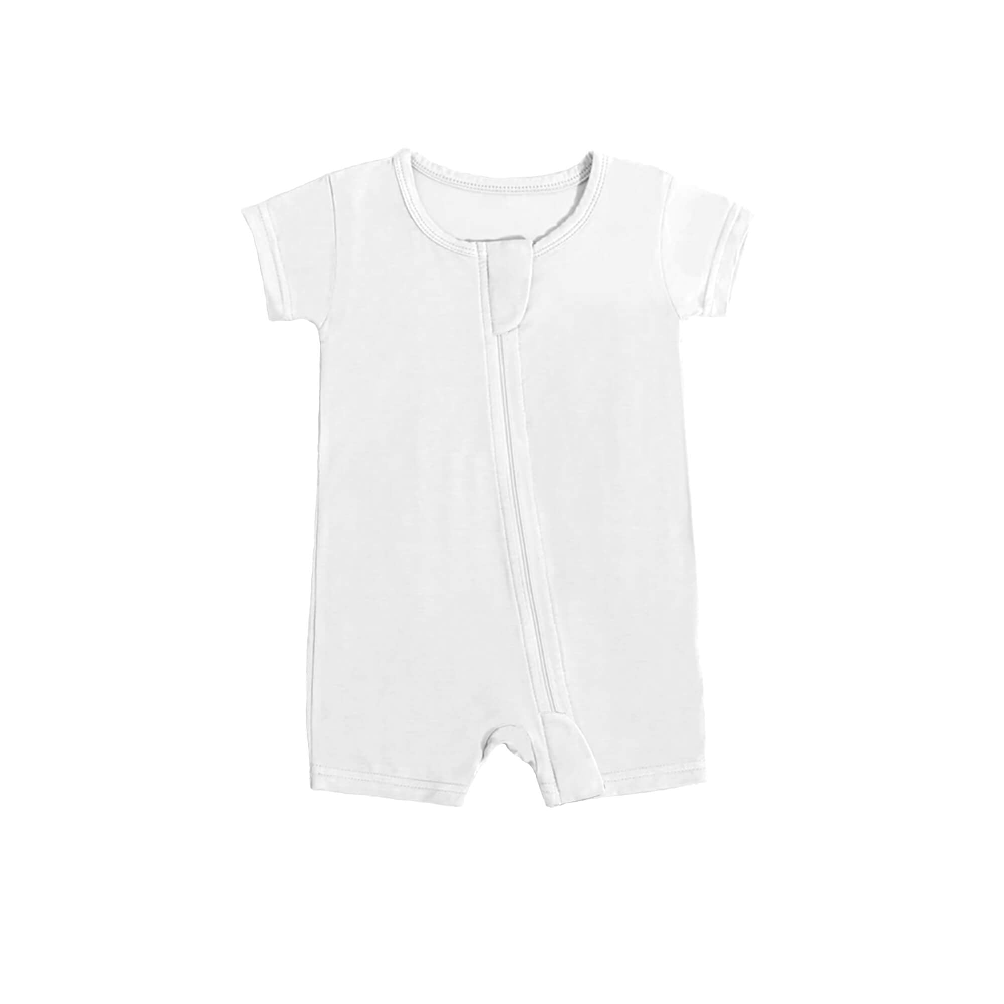 Zippered Romper in Cloud - StazzyBaby