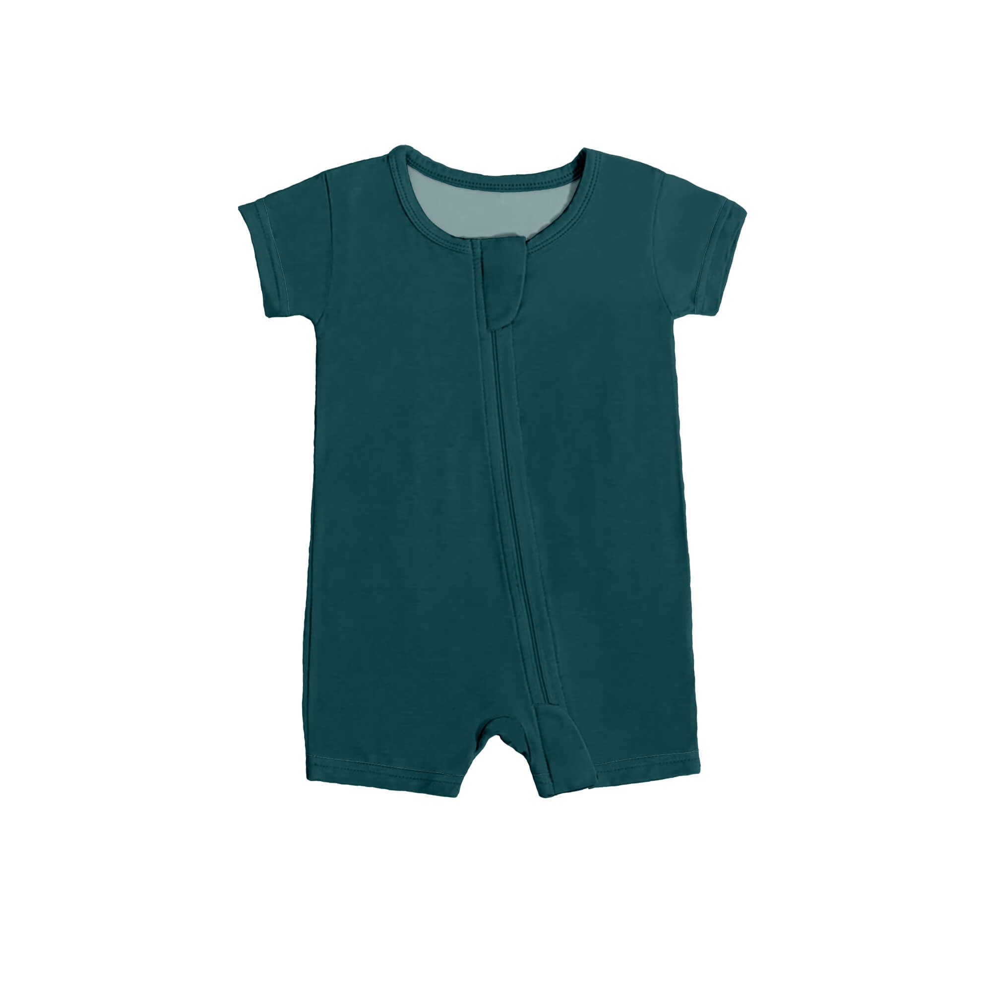 Zippered Romper in Emerald - StazzyBaby