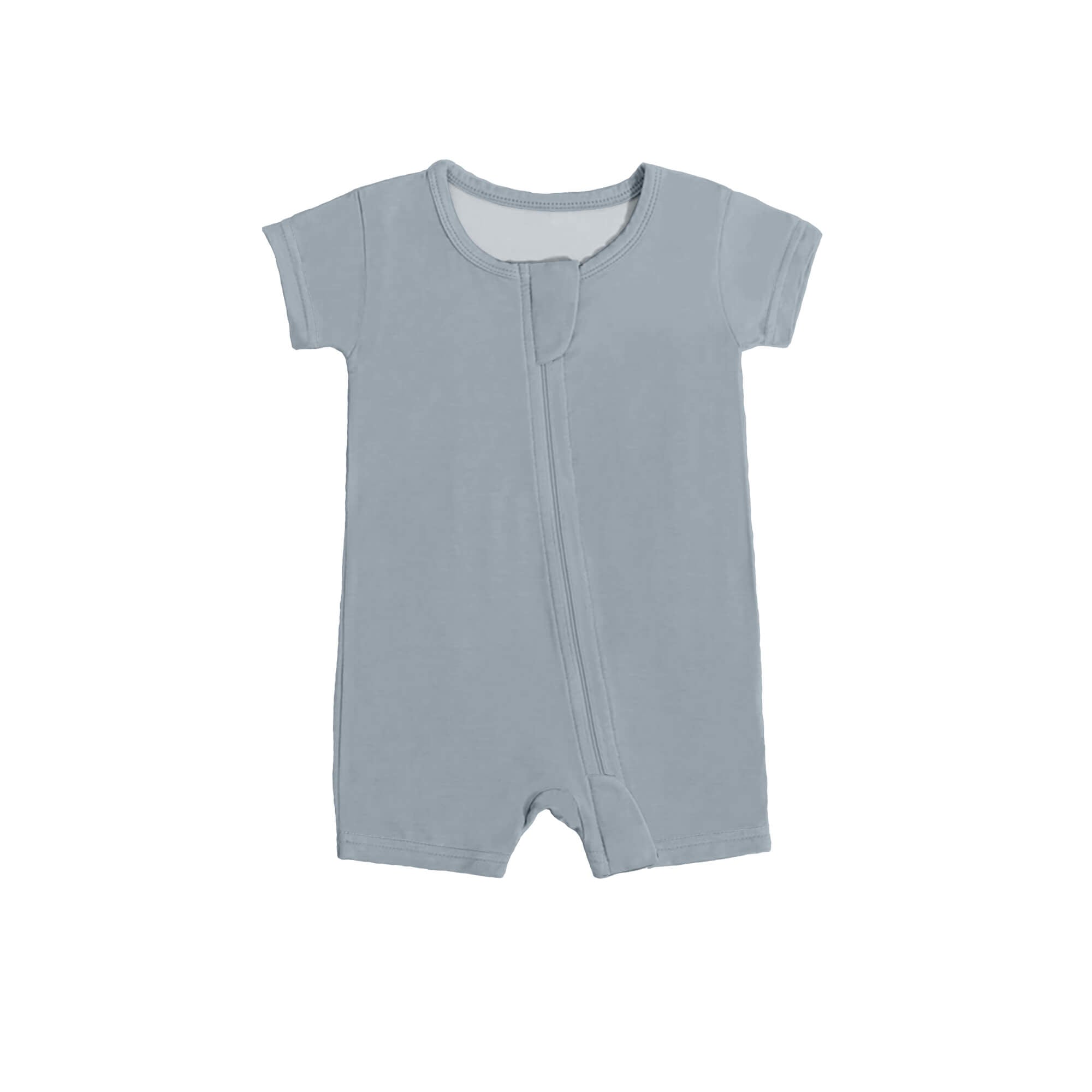 Zippered Romper in Fog - StazzyBaby