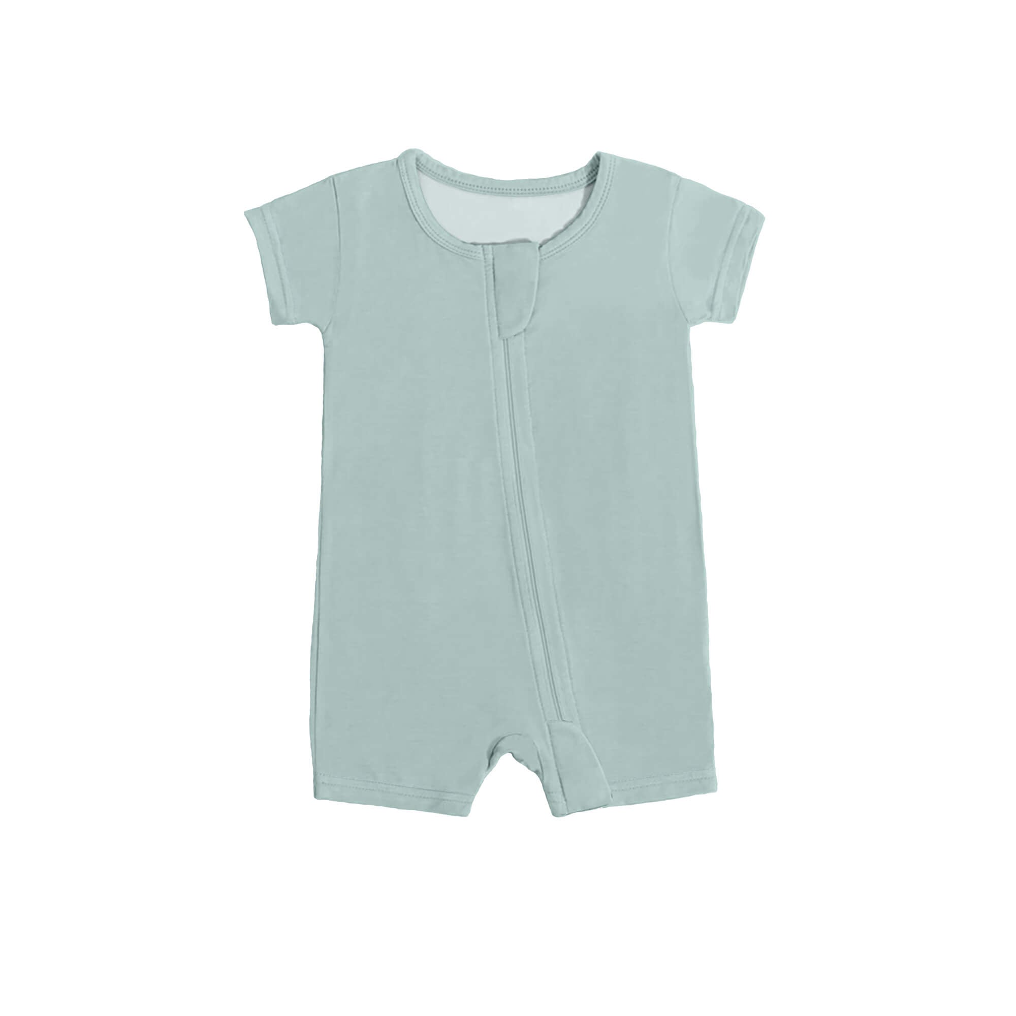 Zippered Romper in Sage - StazzyBaby