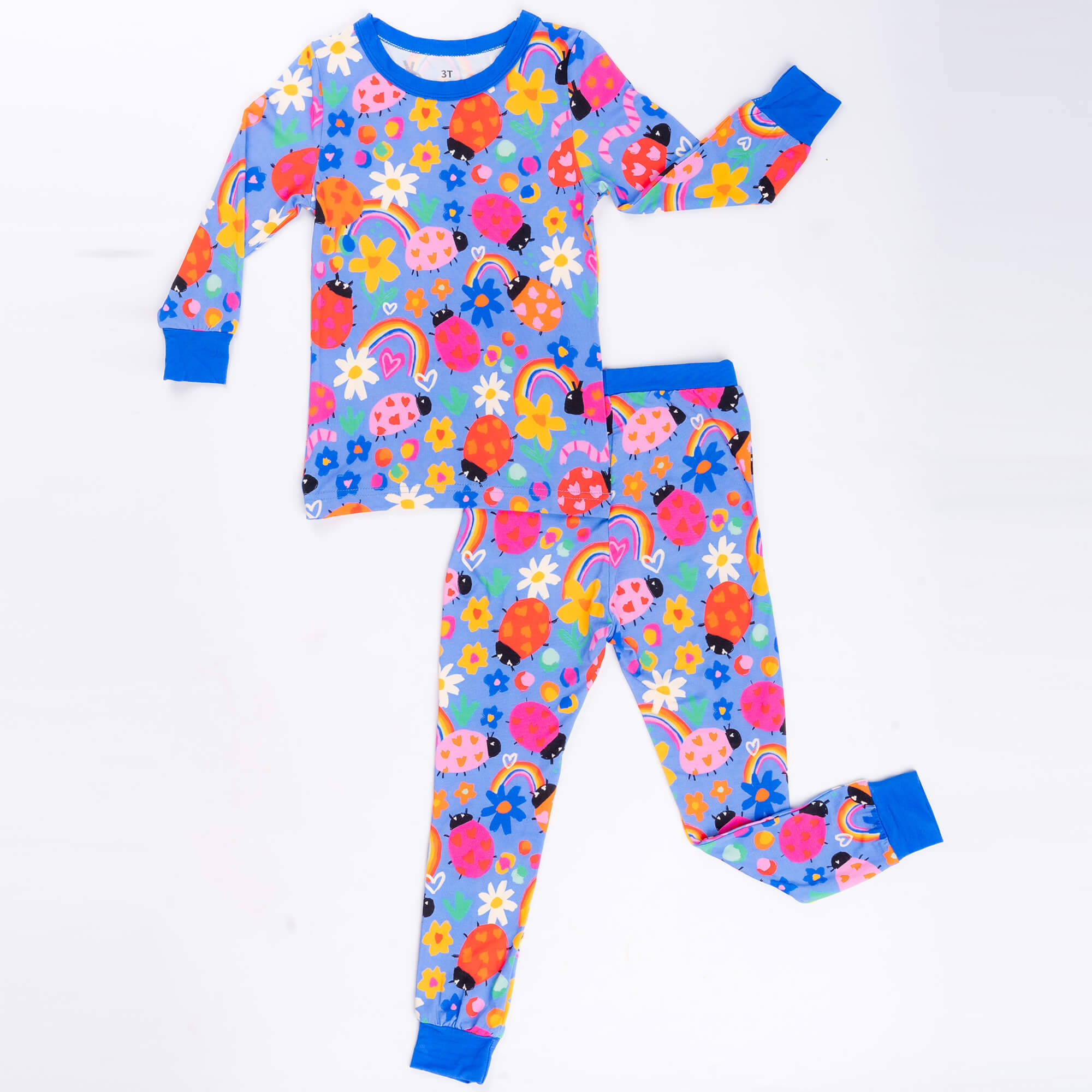 Lady Bugs Two Piece Long Sleeve Pajama Set
