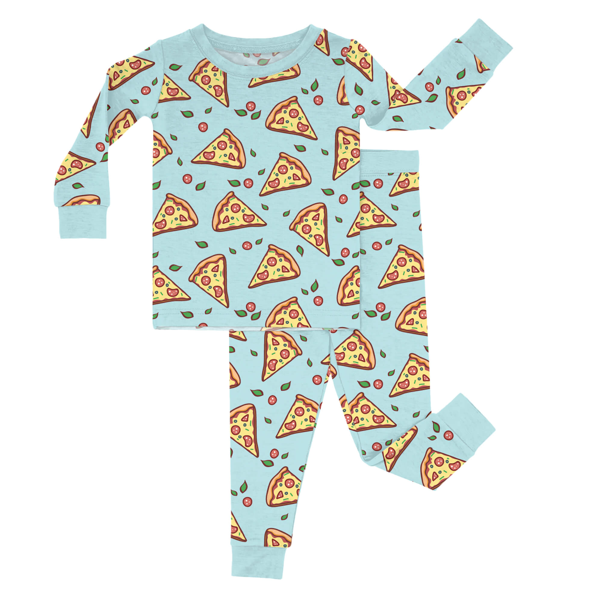 Pizza Doodle Two Piece Pajama Set