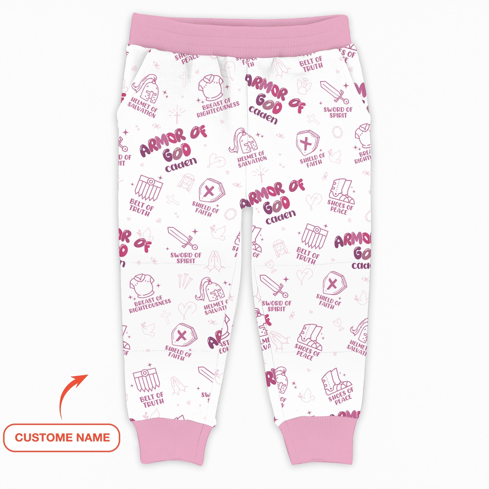 Armor of God Custom Name Jogger - StazzyBaby