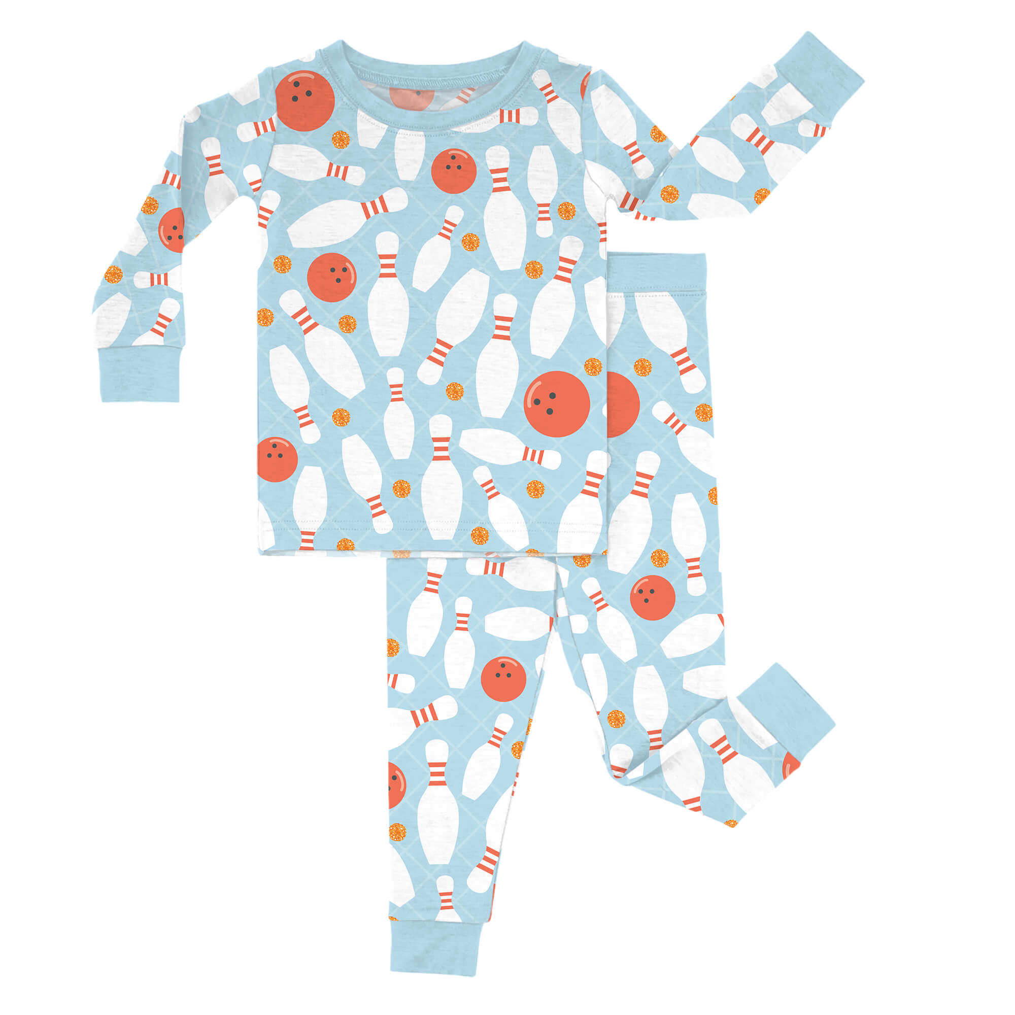 Bowling Two Piece Pajama Set