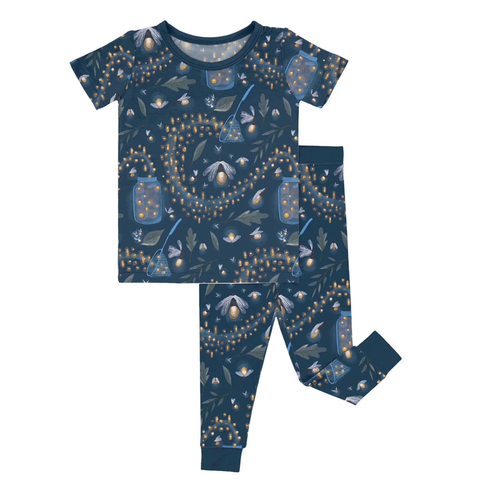 Catching Fireflies Two Piece Short Sleeve & Pants Pajama Set - StazzyBaby