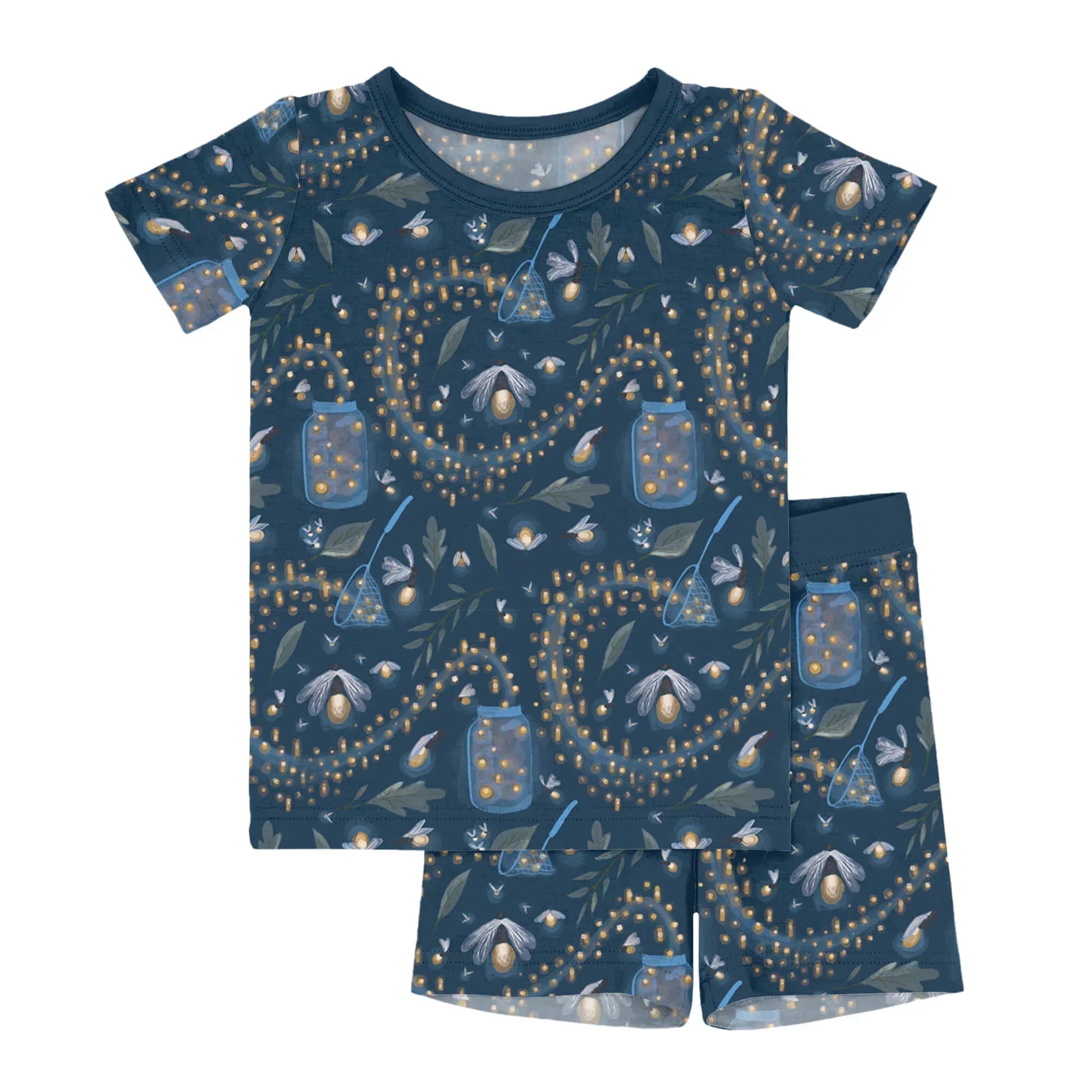 Catching Fireflies Two Piece Short Sleeve & Shorts Pajama Set - StazzyBaby