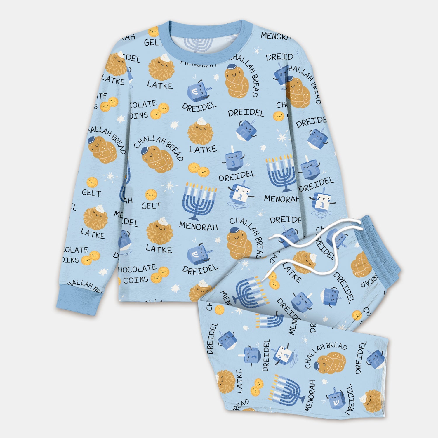 Family Hanukkah Matching Men's Pajama Set - StazzyBaby