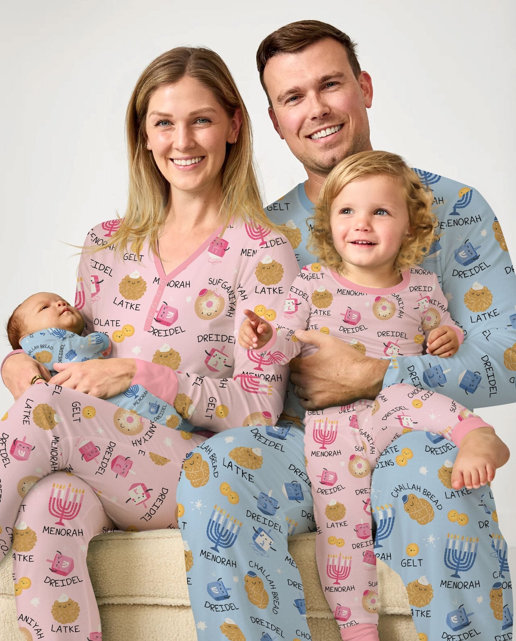 Family Hanukkah Matching Men's Pajama Set - StazzyBaby