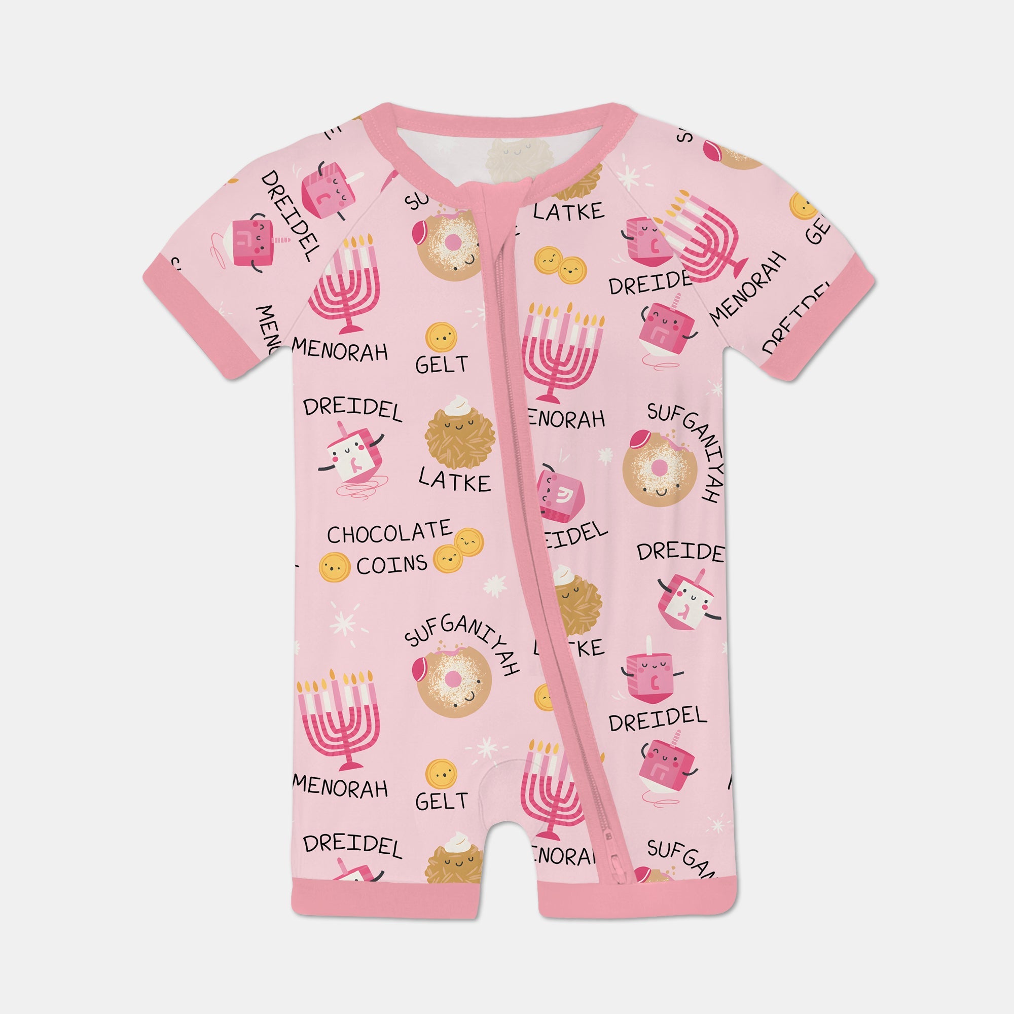 Family Hanukkah Matching Shorty Zippy - StazzyBaby