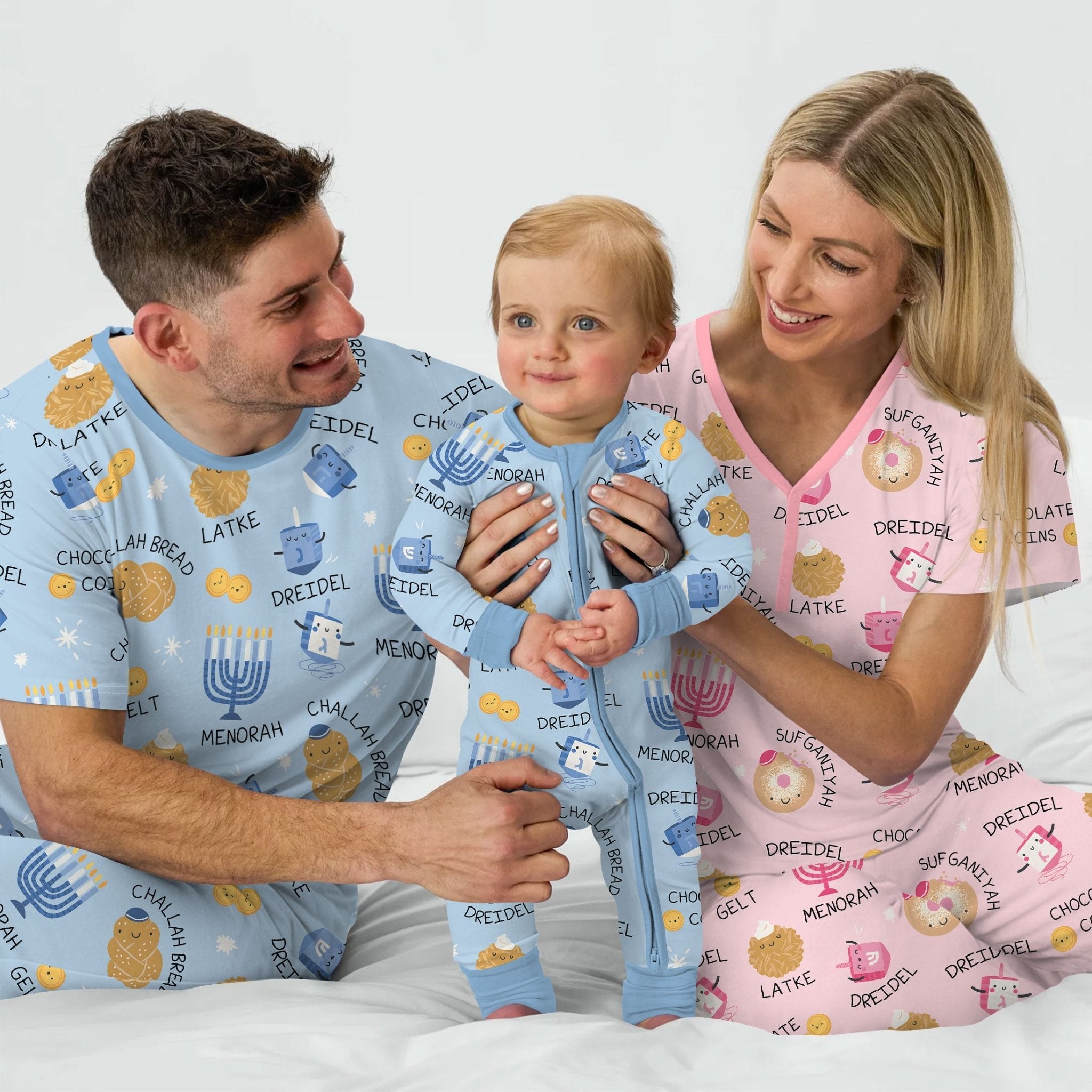 Family Hanukkah Matching Women Pajama Set - StazzyBaby