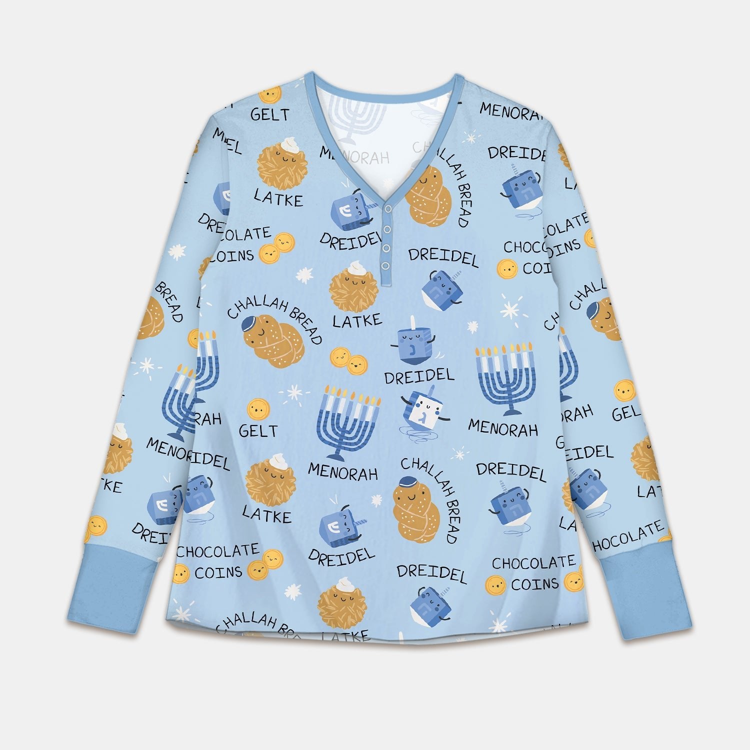 Family Hanukkah Matching Women Pajama Set - StazzyBaby