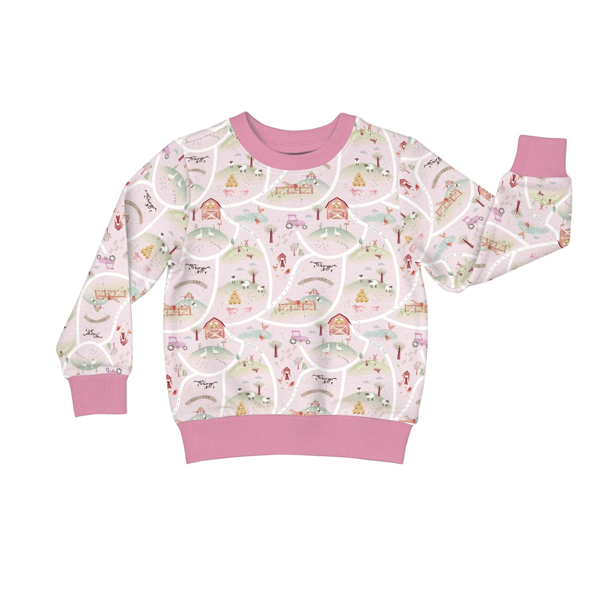 Farm Meadow Crewneck Sweatshirt - StazzyBaby
