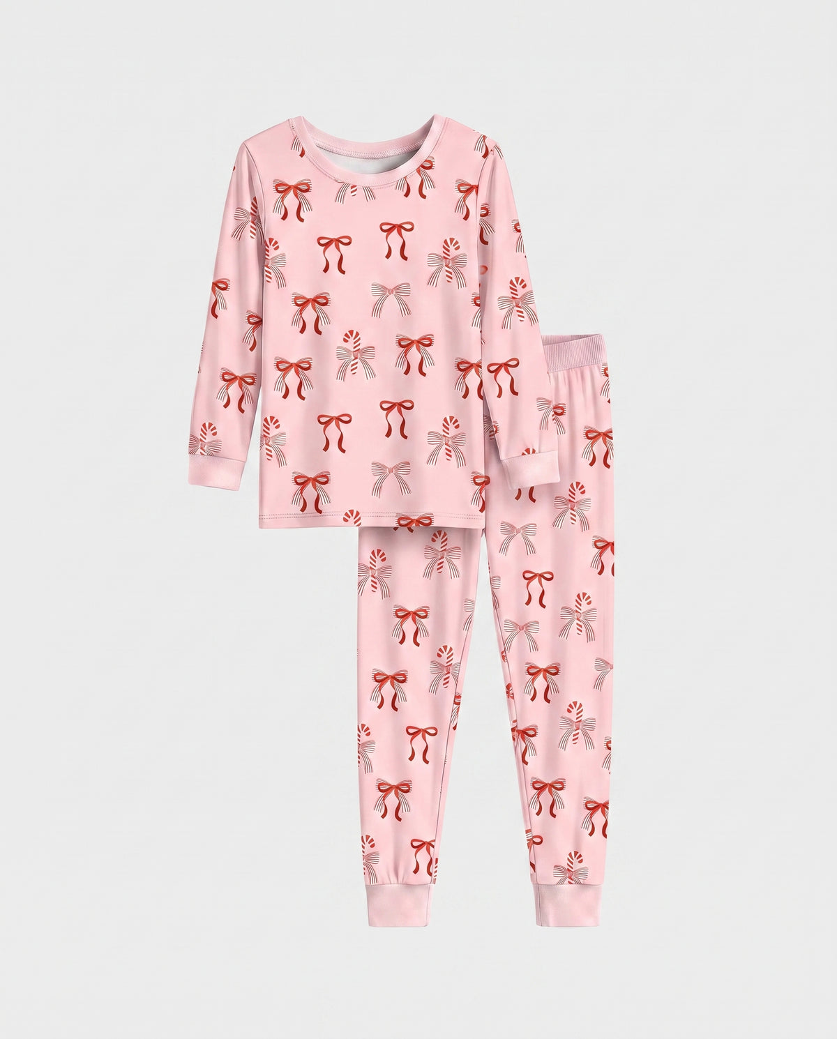 Chrismas Waffle ver.2 Bamboo Two Piece Long Sleeve Pajama Set